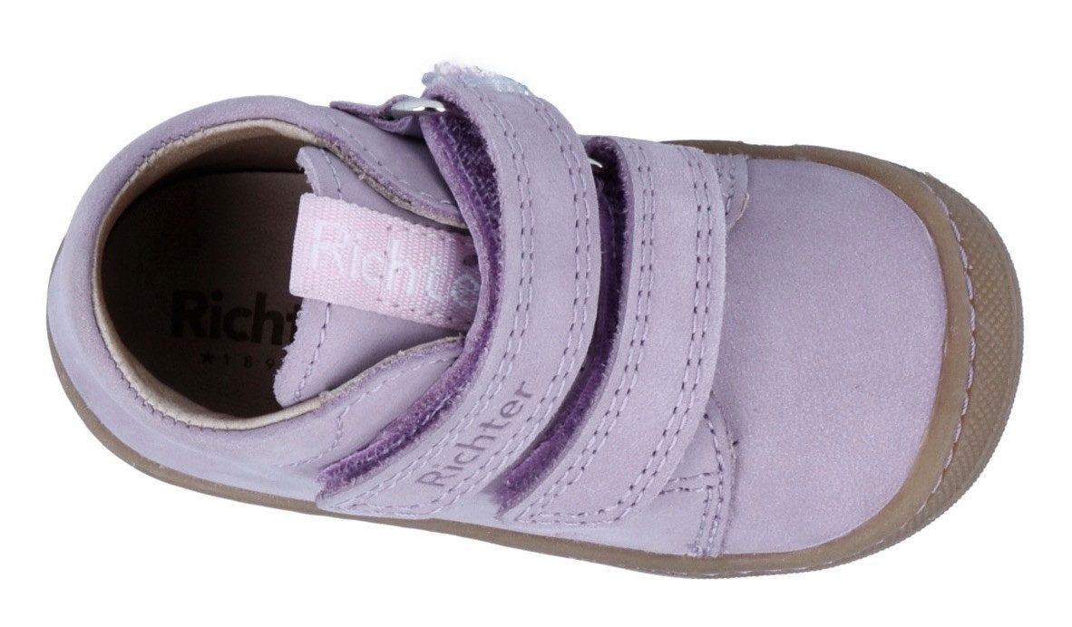 Richter Babyschoentjes Maxi WMS: gemiddeld Klittenbandschoen met gepolsterde instap, maat sjabloon om te downloaden