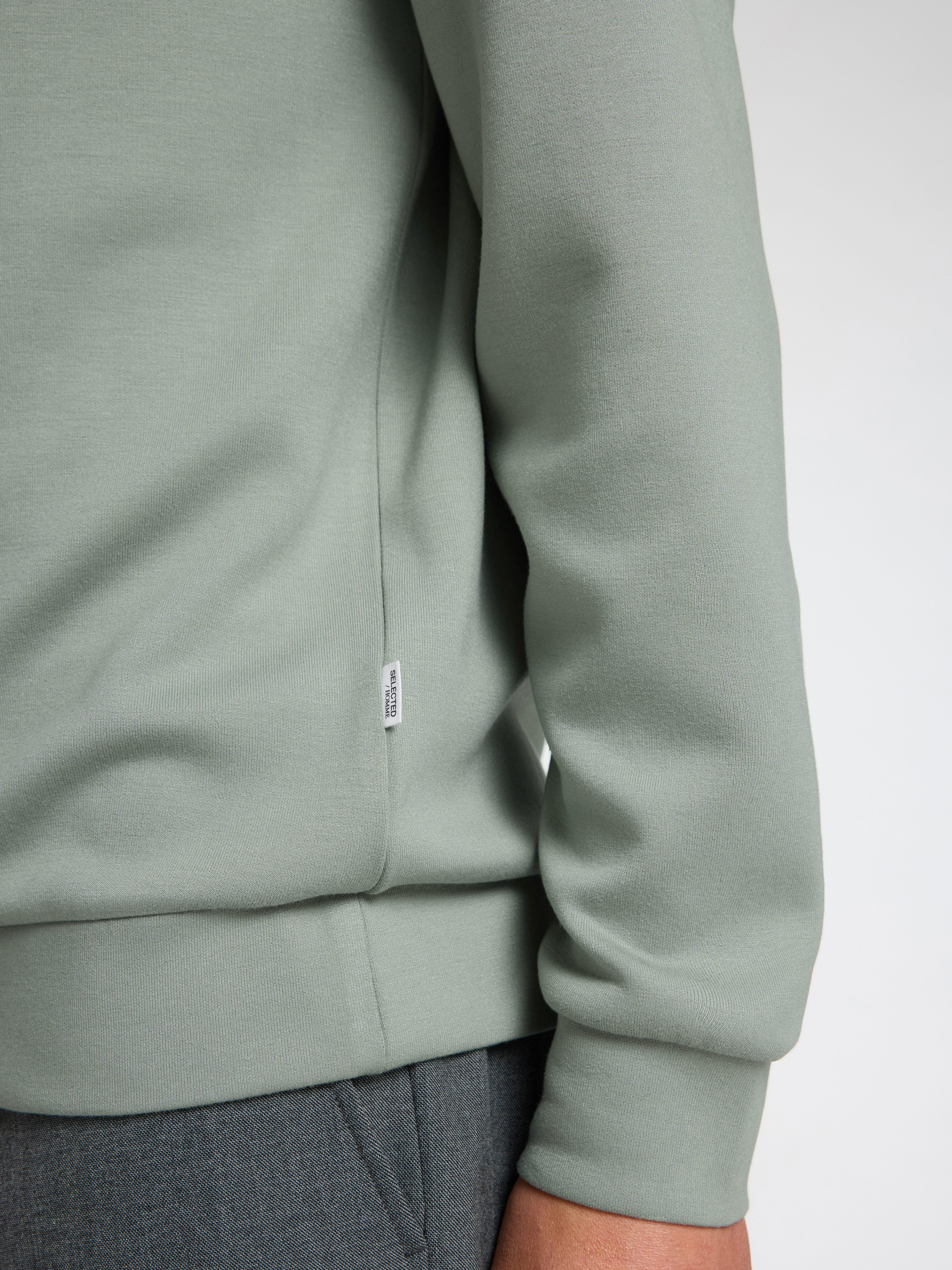 SELECTED HOMME Sweatshirt SLHEMANUEL SOFT CREW NECK SWEAT NOOS