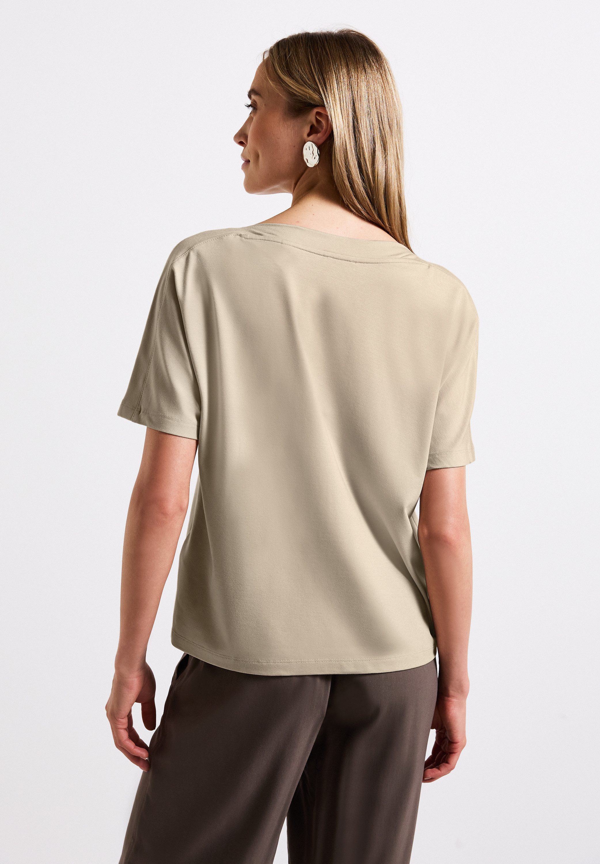 STREET ONE T-shirt met studs