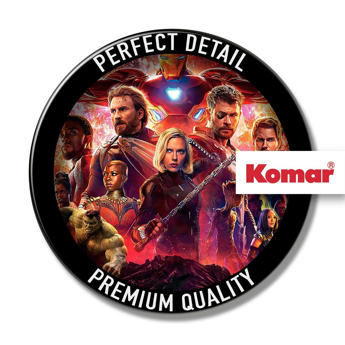 Komar Fotobehang Avengers-Infinity-War-Filmposter - Afmeting 184 x 254 cm (1 stuk)