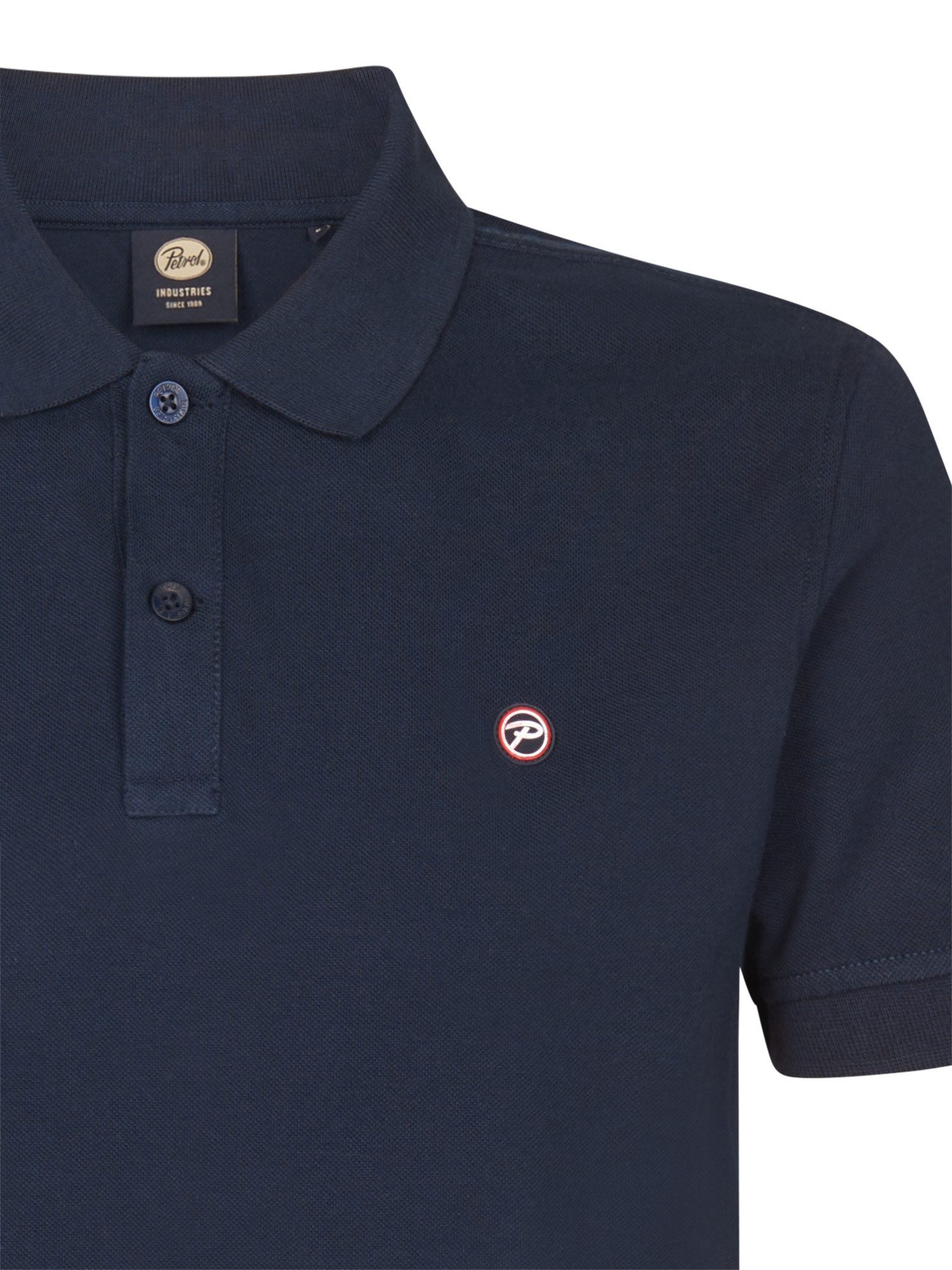 Petrol Industries Poloshirt met geborduurd logo
