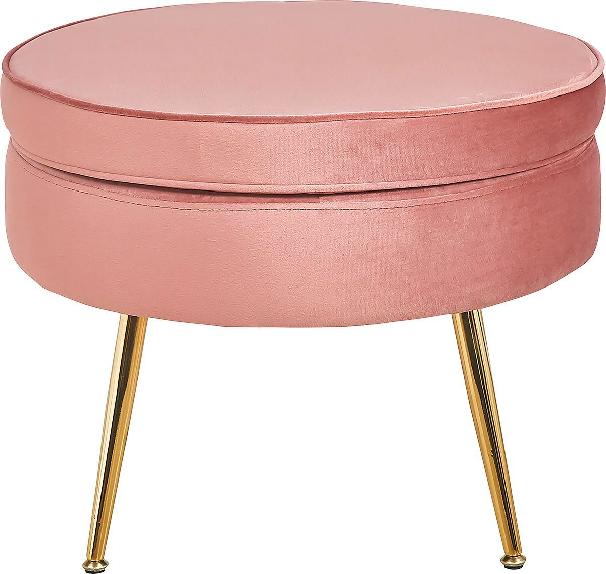 SalesFever Hocker Clam met hoog zitkussen
