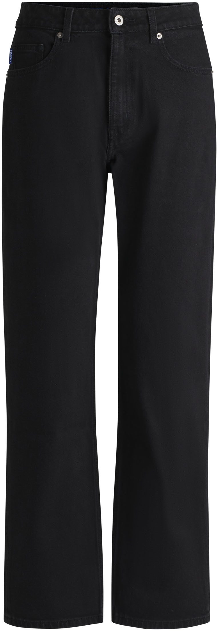 HUGO Blue Straight jeans Elyah Straight fit jeans met hoge taille, lange lengte 36
