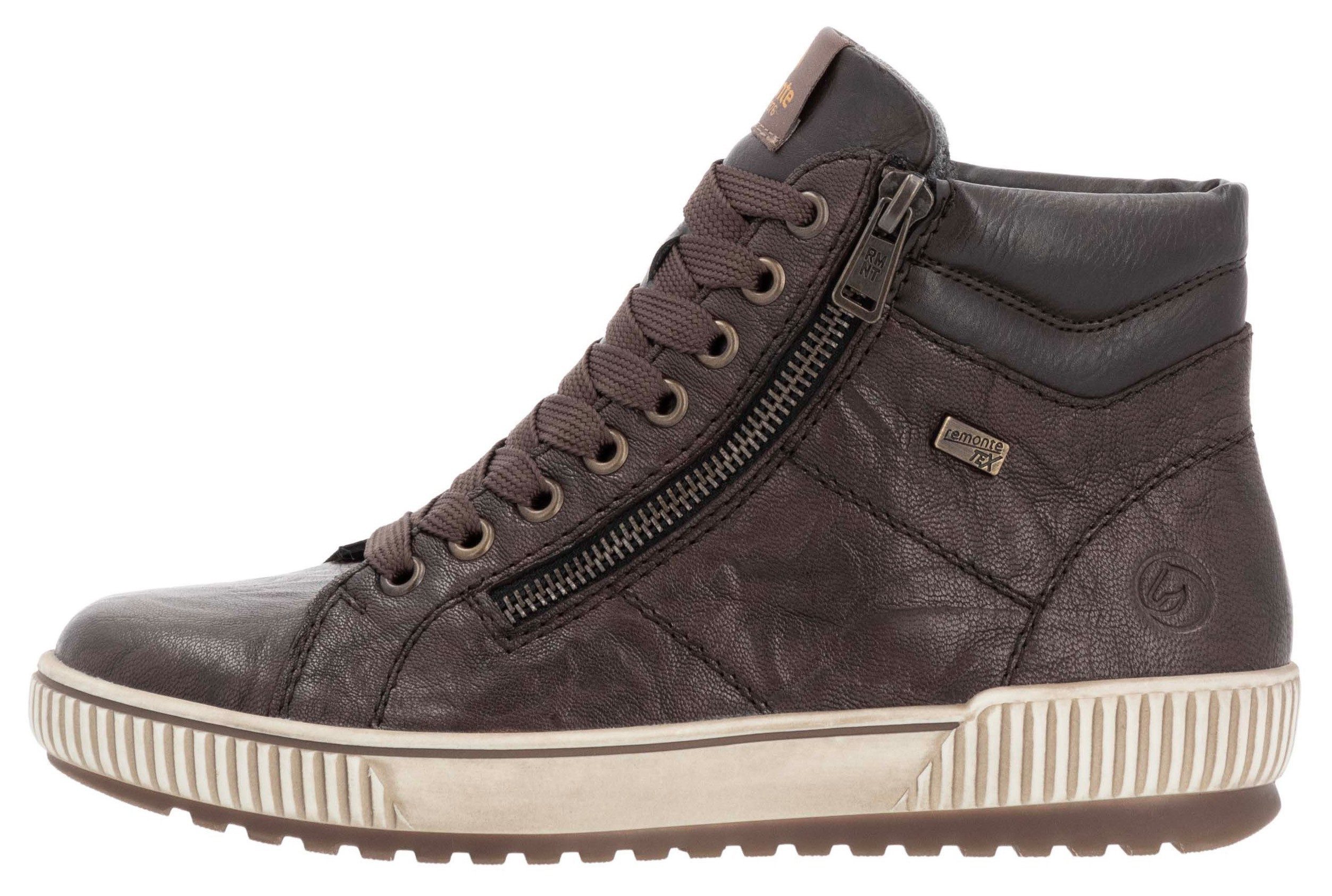 Remonte Veterschoenen platform, lace-up ankle boots, boots in crash look