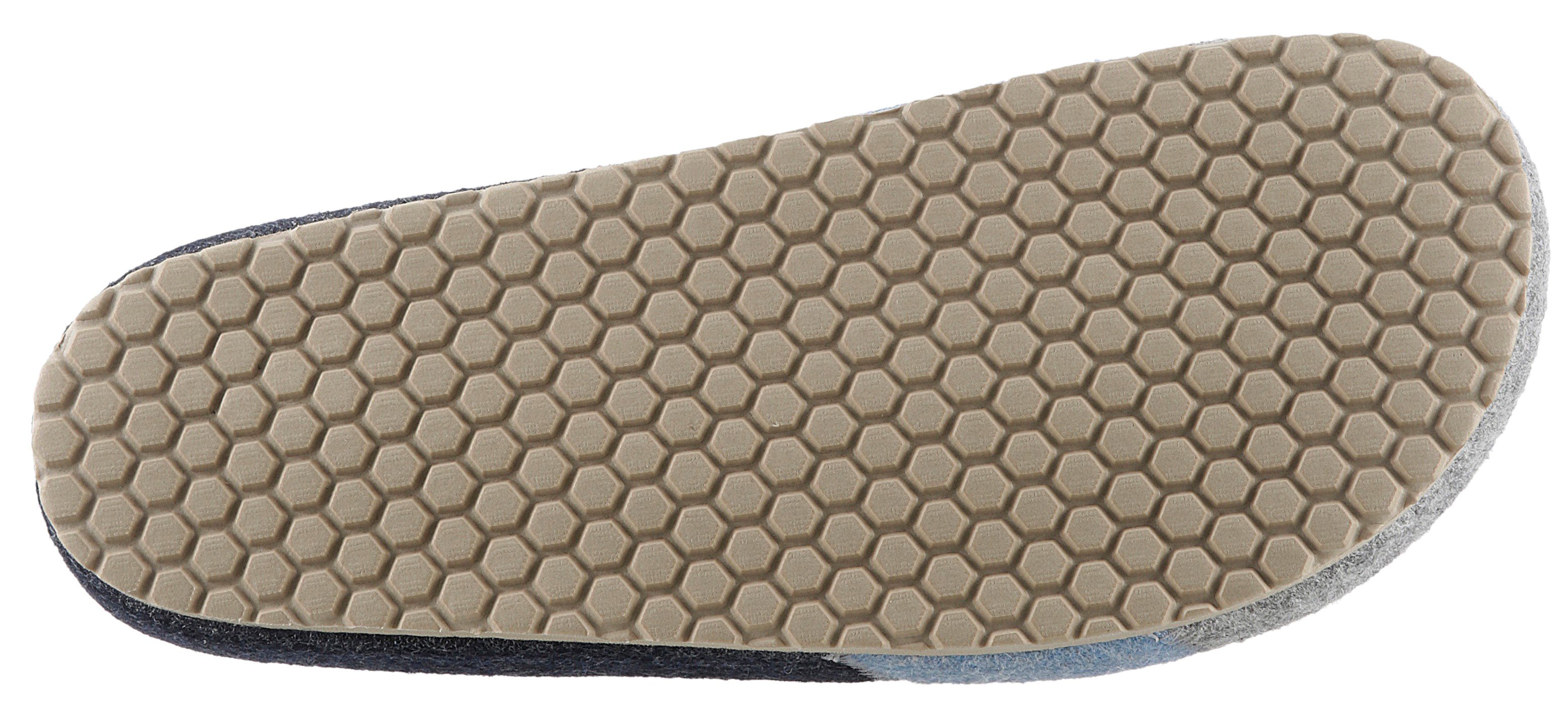 Aniston SHOES Clogs Panal pantoffel, homeslipper in patchwork-uitstraling