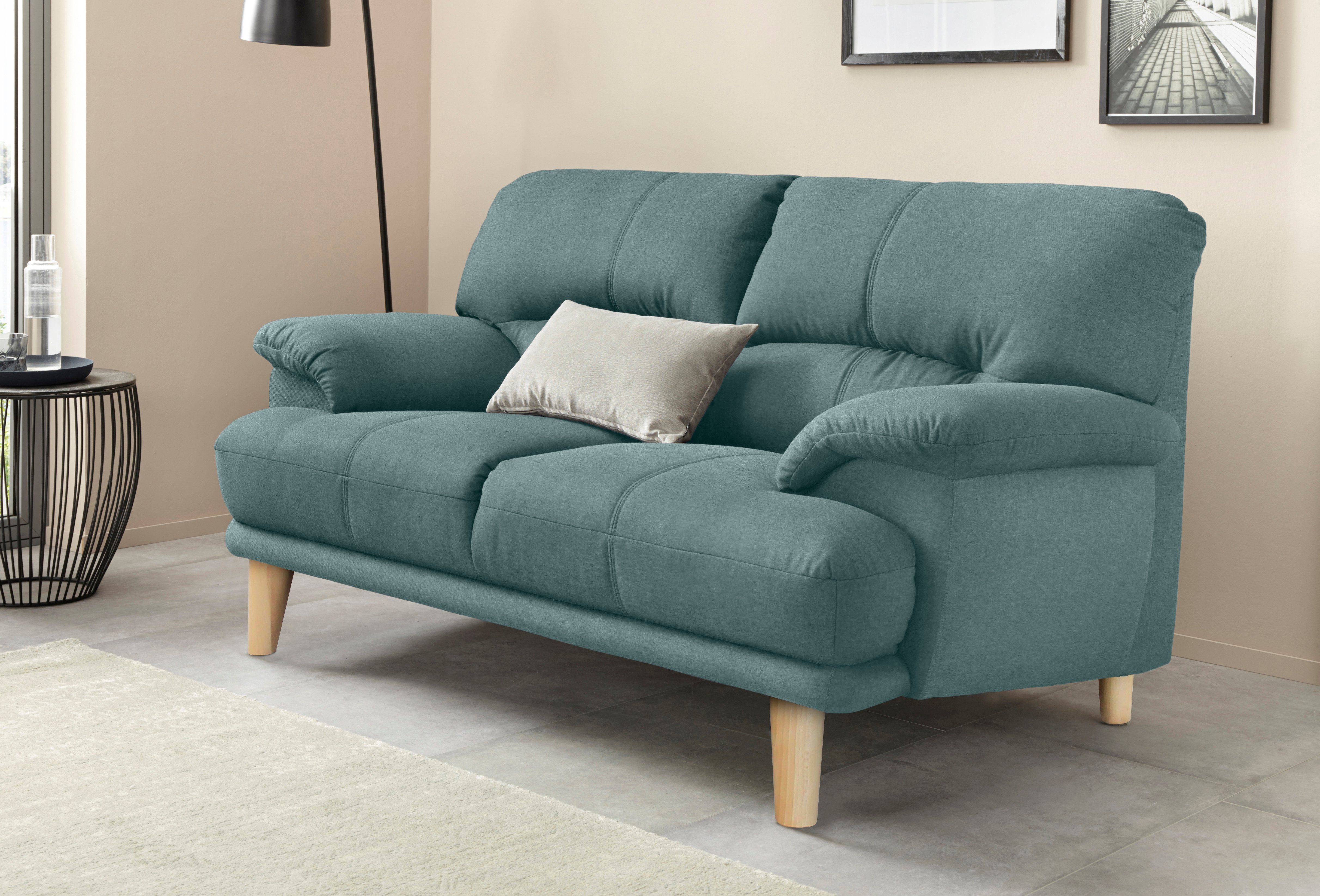 TRENDMANUFAKTUR 2-zitsbank Cecilia, Italiaans design, geweldige details hoog zitcomfort en extra comfortabele armleuningen