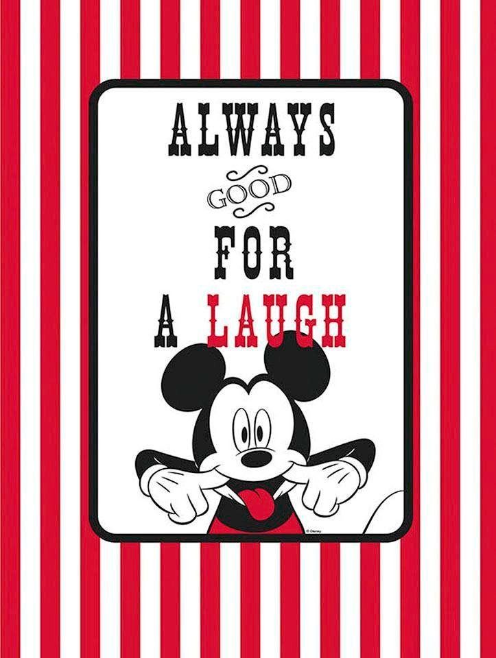 Komar Poster Mickey Mouse Laugh Hoogte: 70 cm