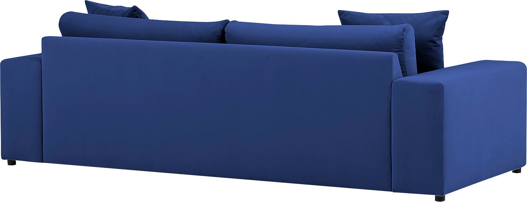 andas 3-zitsbank SLEETLAND XXL in fluweel of vintage lederlook