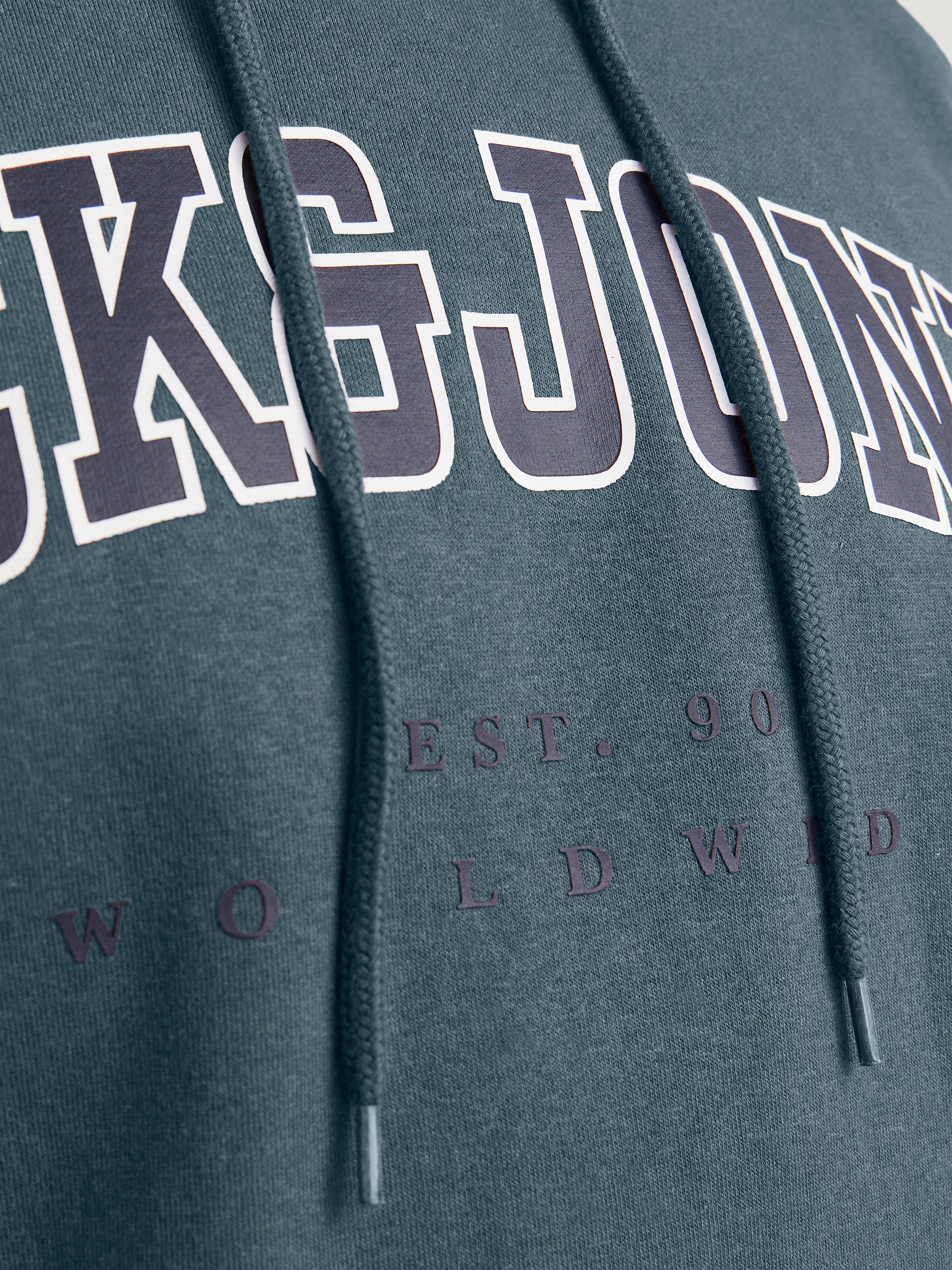 Jack & Jones PlusSize Hoodie JJECALEB VARSITY SWEAT HOOD NOOS PLS