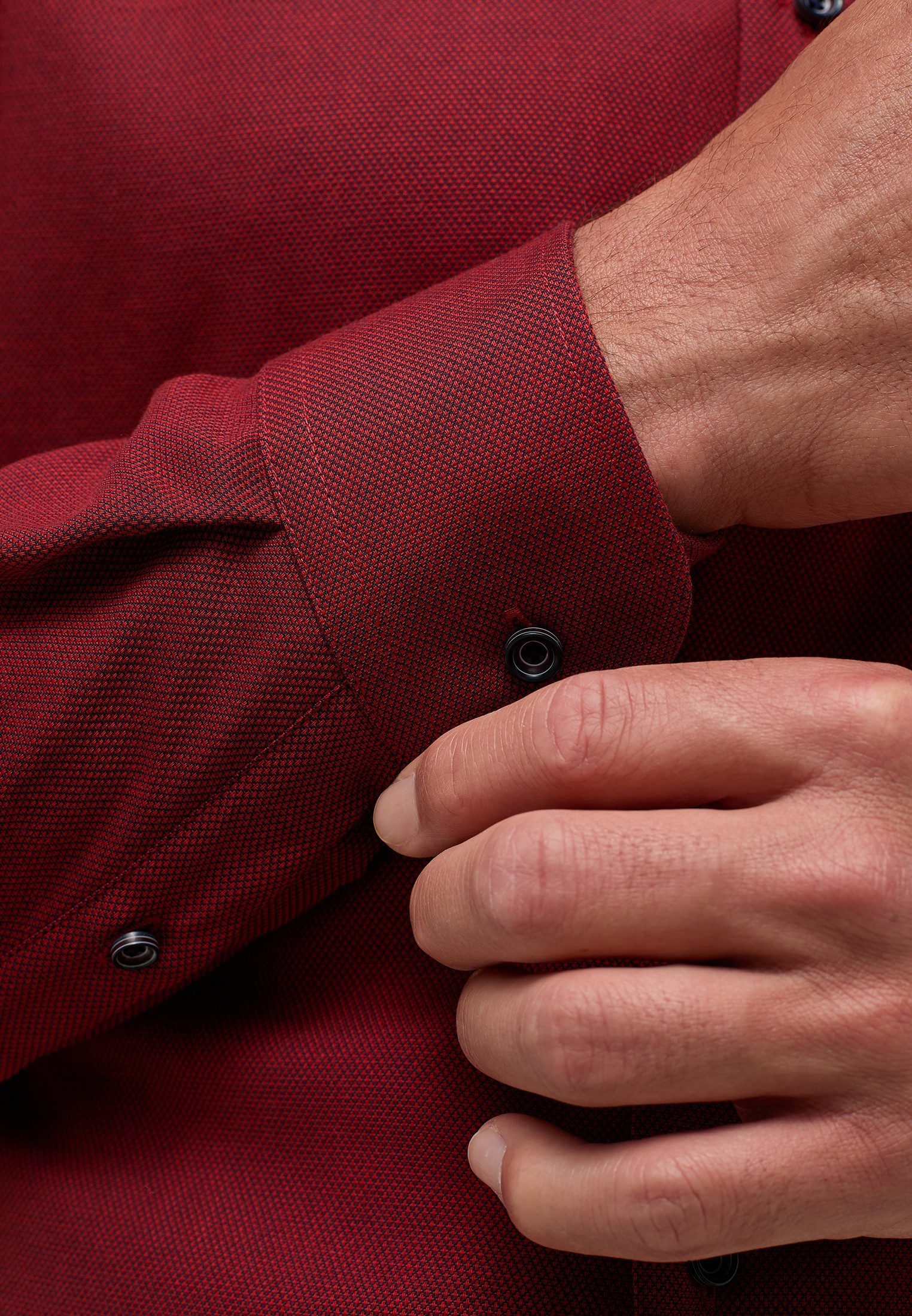 Eterna Overhemd met lange mouwen Slim fit NON IRON (strijkvrij)
