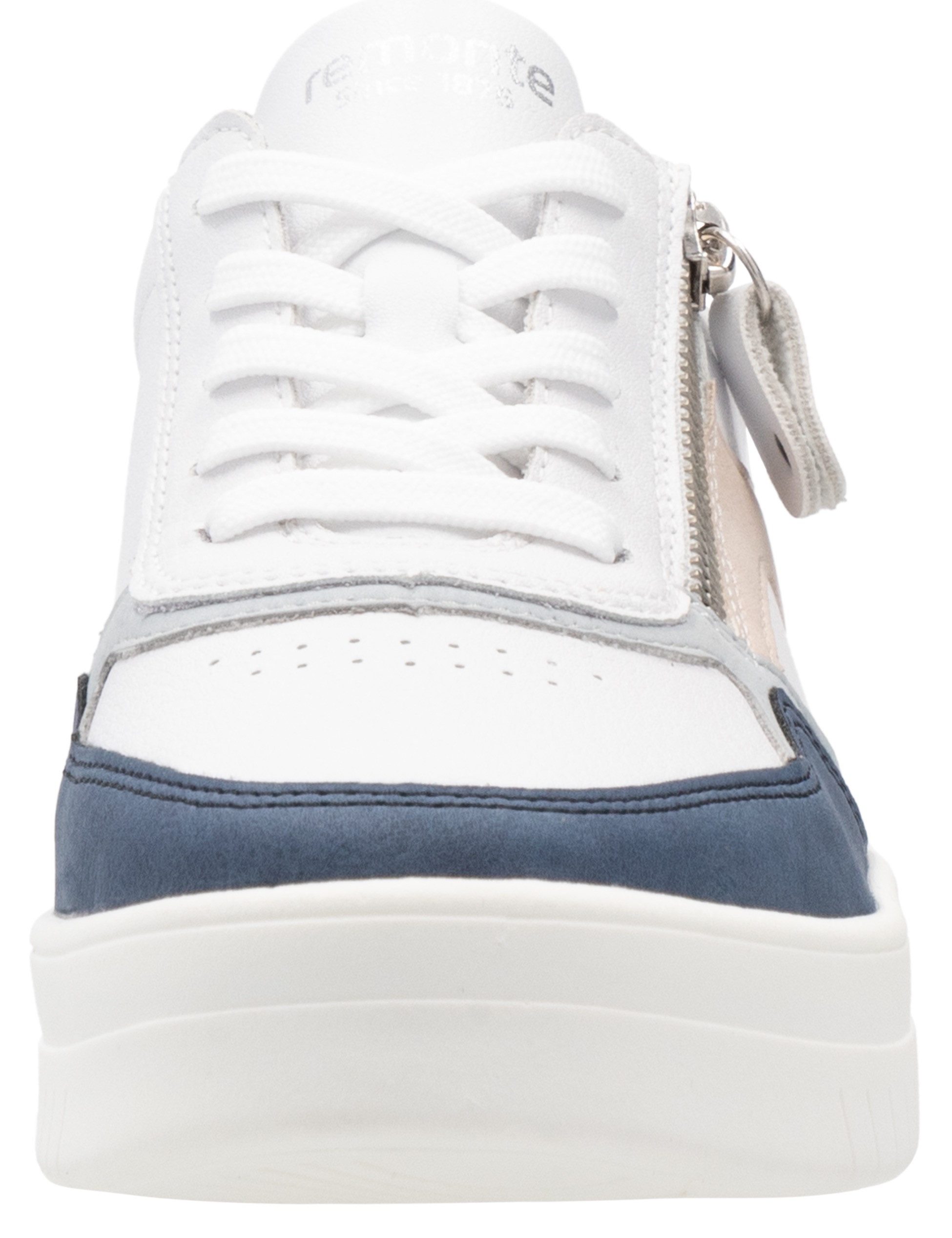 Remonte Plateausneakers , vrijetijdsschoen, lage schoen, veterschoen in smalle vorm