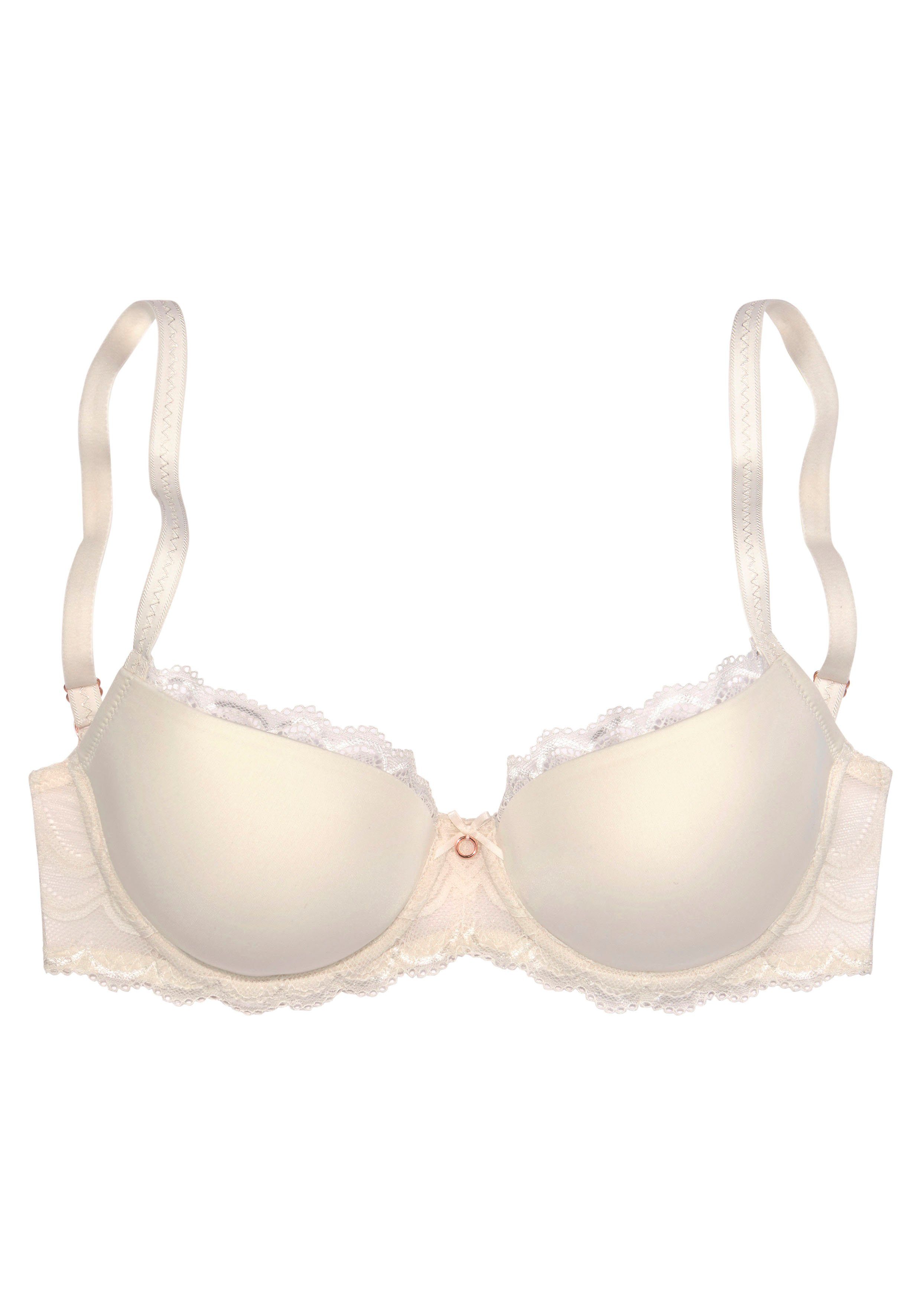 Lascana Bh met steuncups Evita met fijne kanten rand, dessous