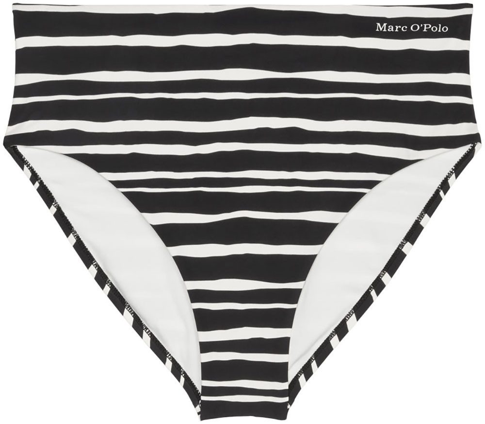 Marc O'Polo Bikinibroekje Summer Blacks met hoge tailleontwerp