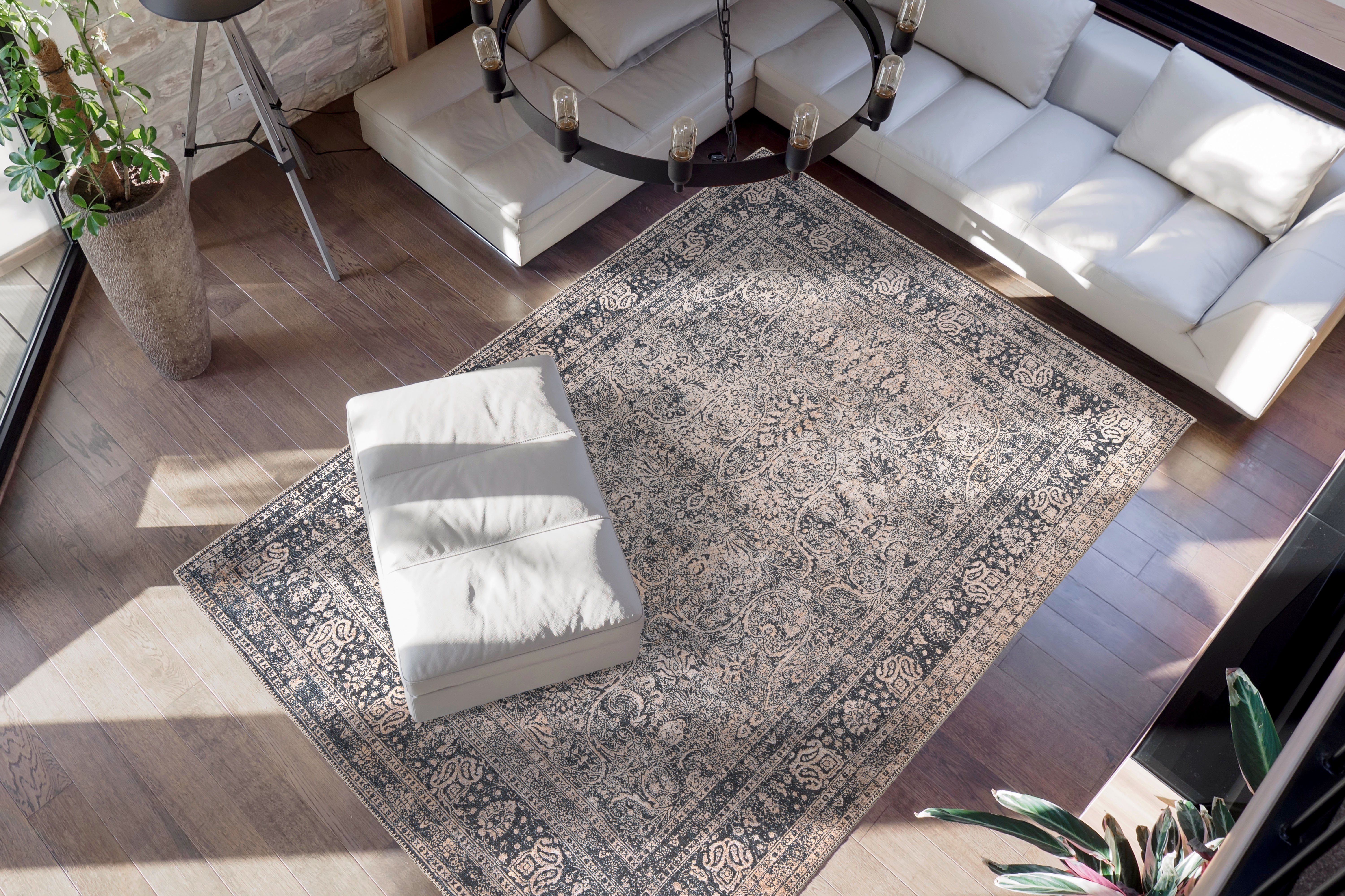 me gusta Vloerkleed Faye 925 Platte stof, bedrukt motief, woonkamer