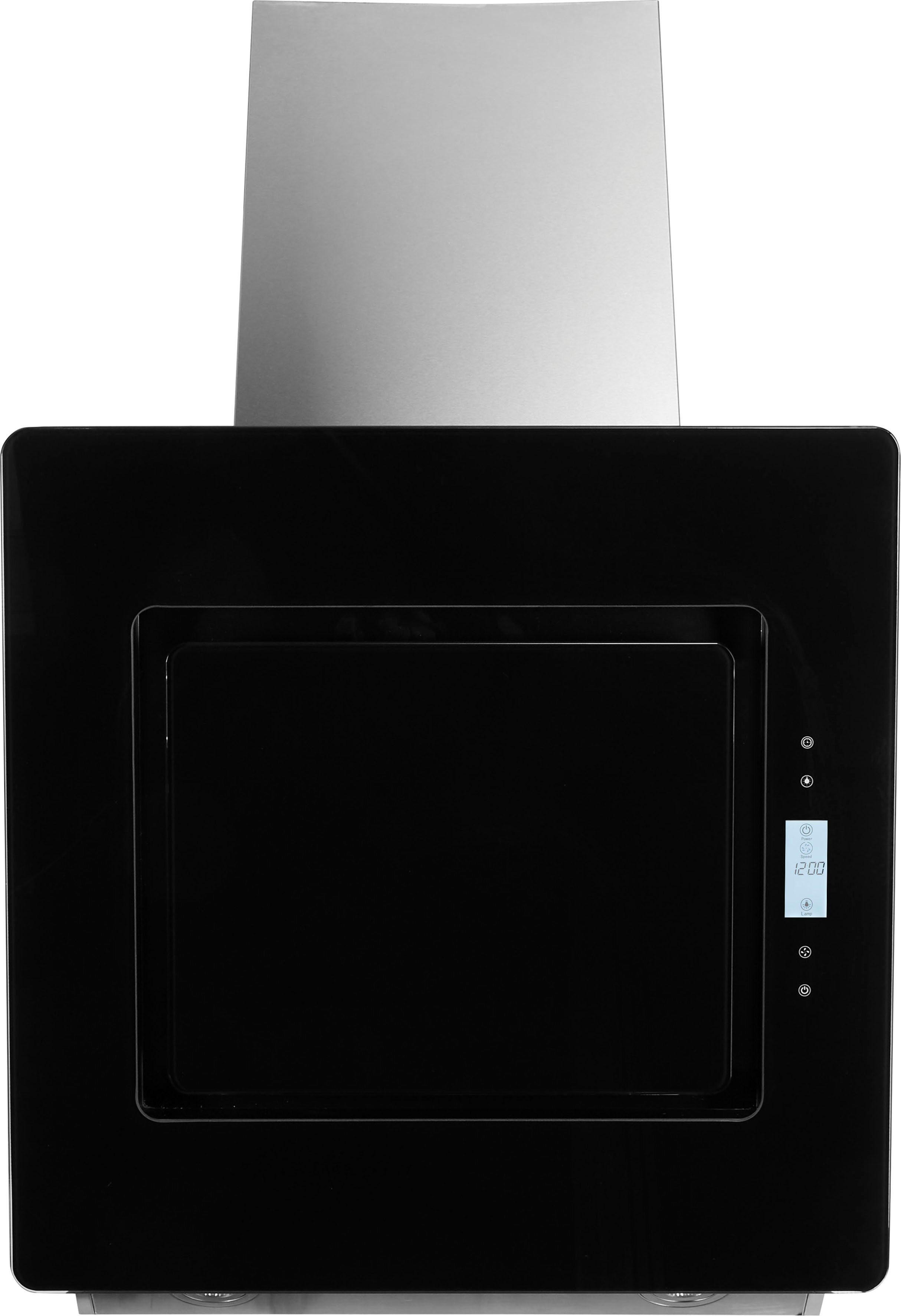 RESPEKTA Schuine wandkap CH 99040-60S 60 cm, 3 vermogensniveaus, touch control, timer, geschikt voor afzuiging en recirculatie