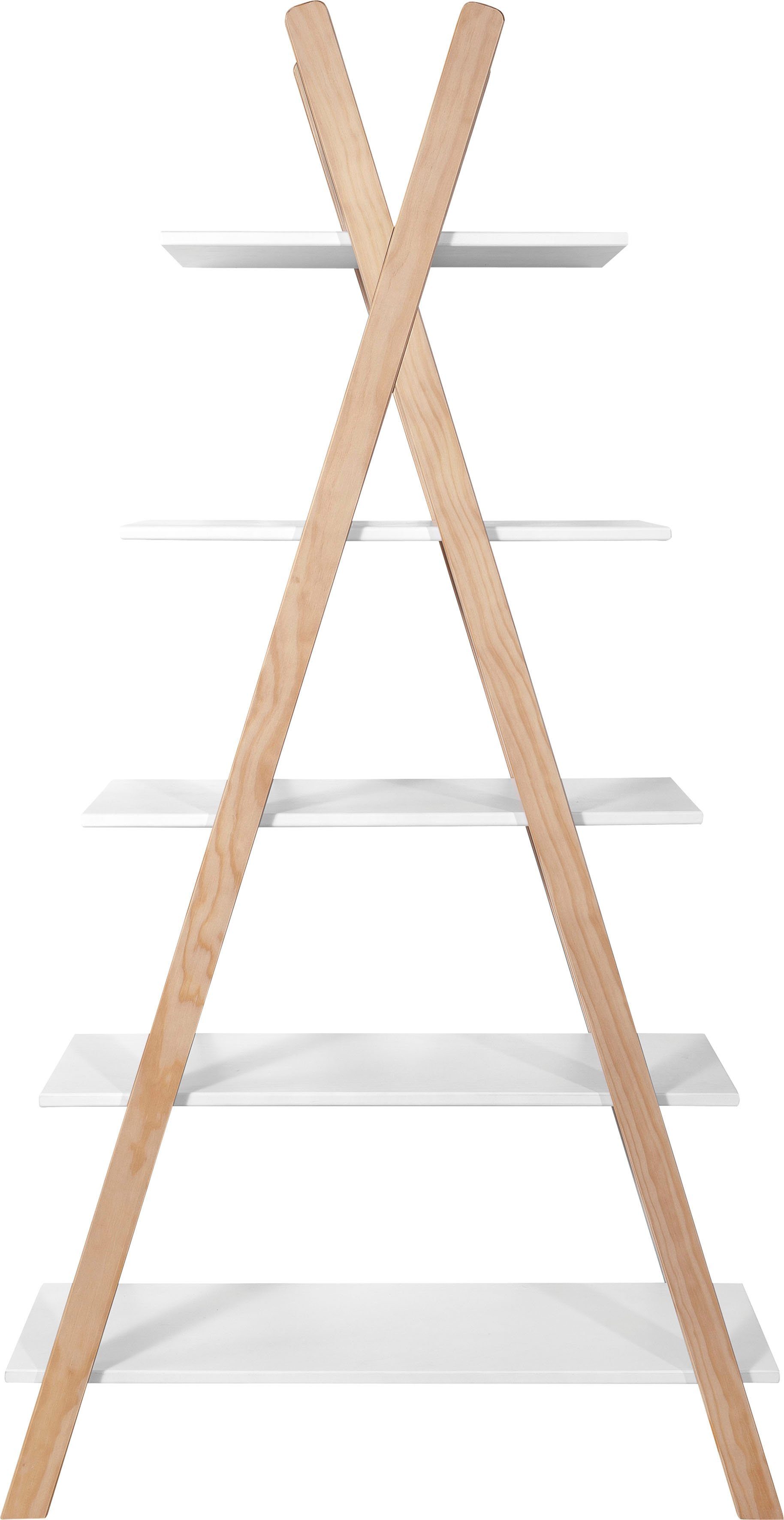 Lüttenhütt Rek Dolidoo in scandinavische look, ladderrek voor kinder- of tienerkamer