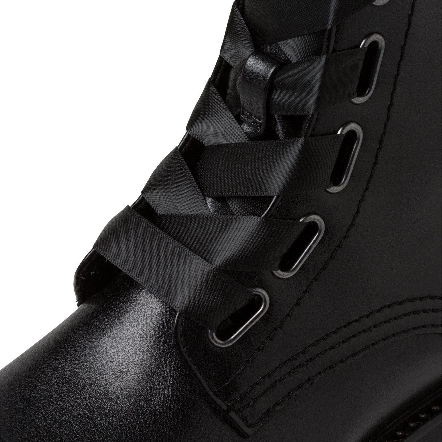 Marco Tozzi Veterschoenen BARTTI blokhak, veterschoen, enkellaars, laarzen met modieuze ogen