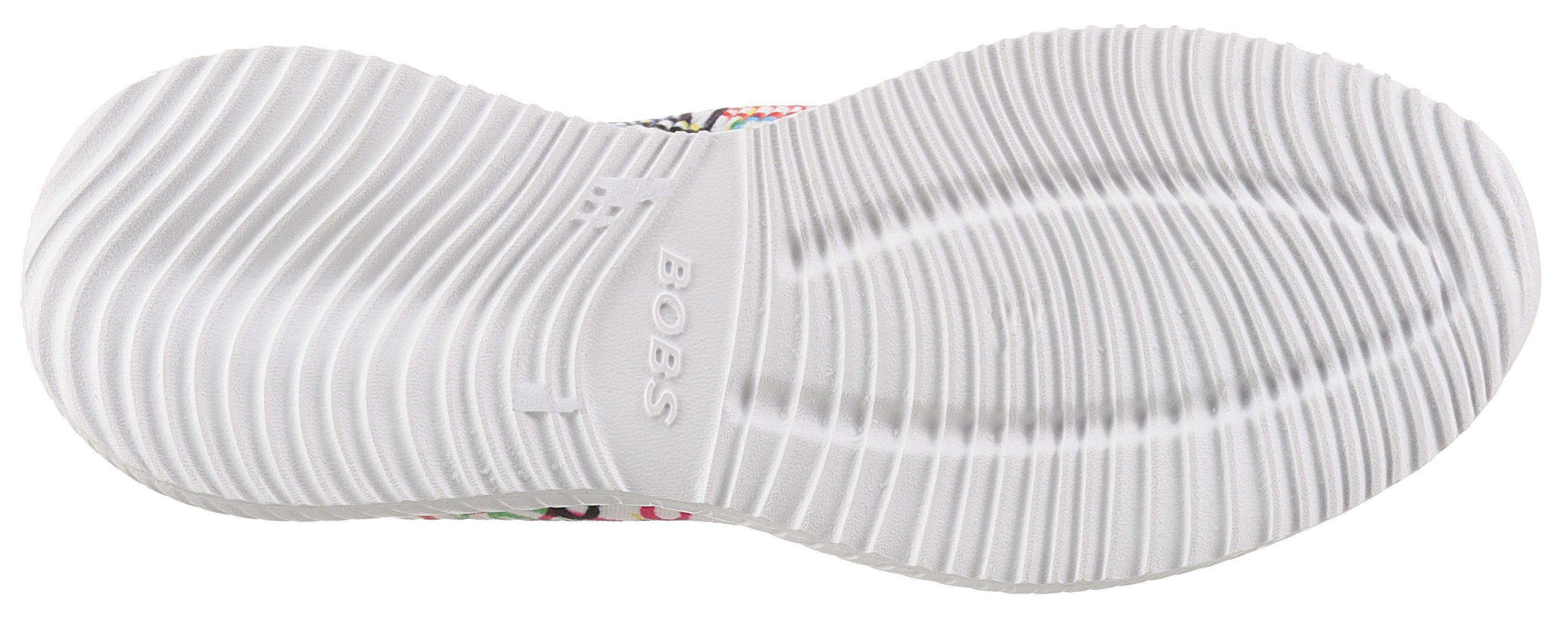 Skechers Sneakers BOBS SQUAD met allover hartjesprint, vrijetijdsschoen, lage schoen, veterschoen