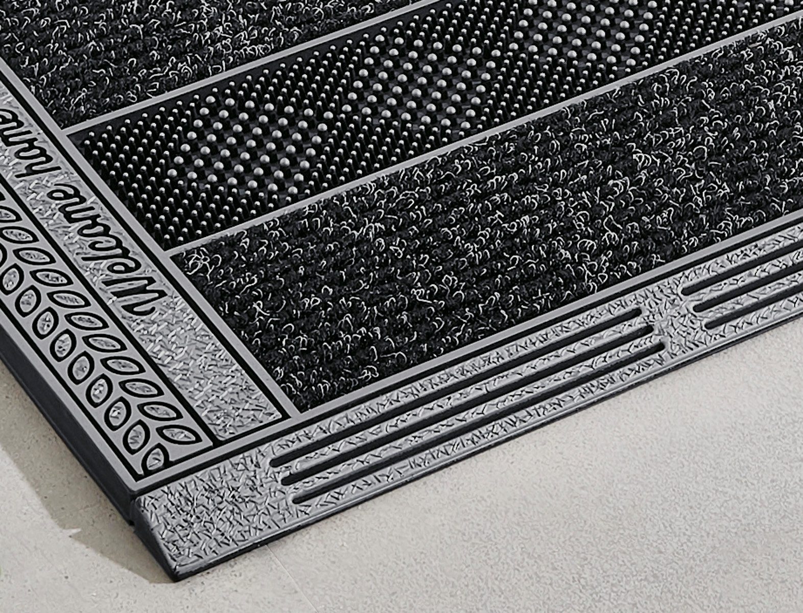 Home2Fashion Mat CenterClean XL smalle inloopmat, slijtvast, geschikt voor binnen en buiten
