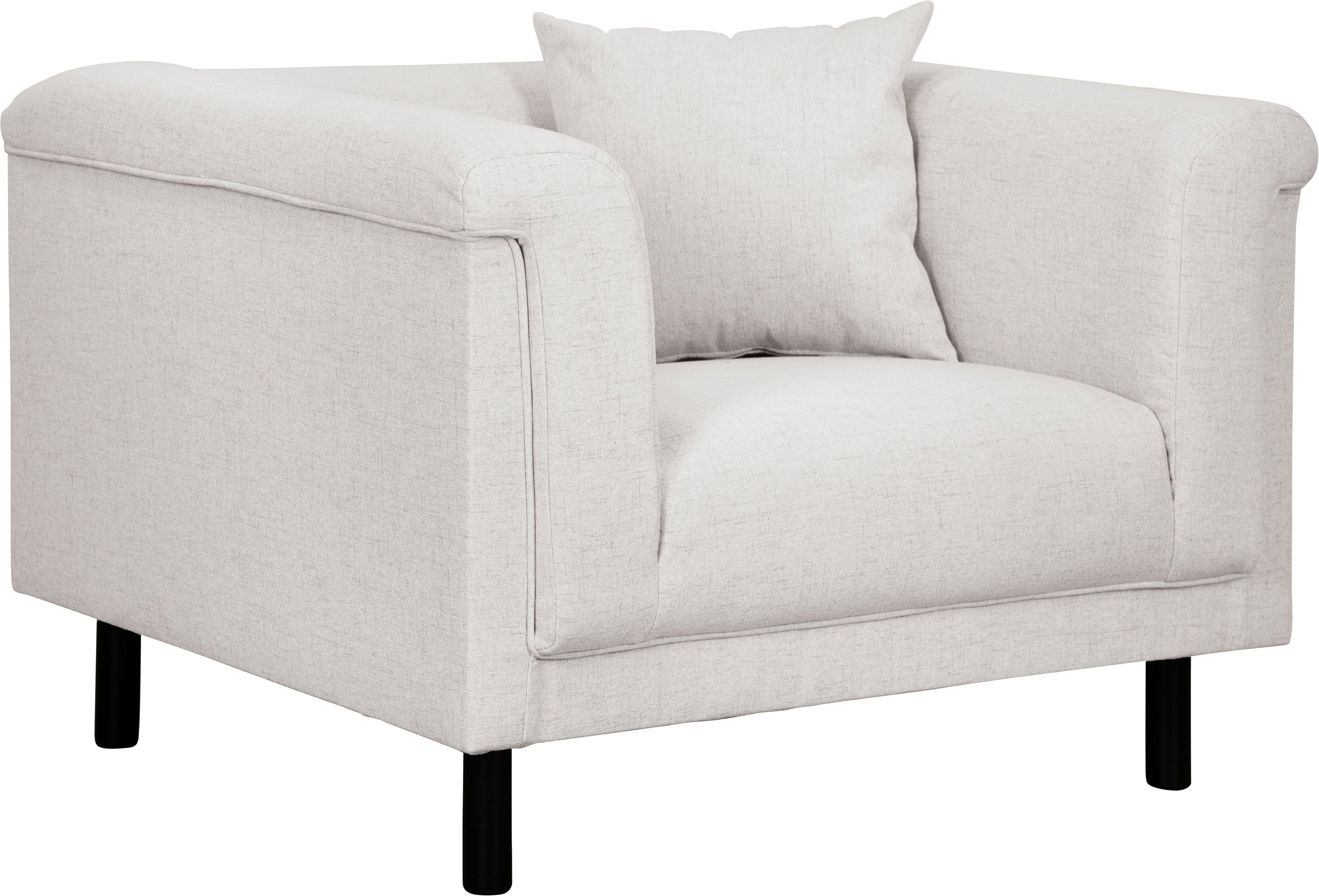 INOSIGN Fauteuil AGNIA BxDxH: 100x85x71 cm incl. sierkussens, ook in cord en bouclé
