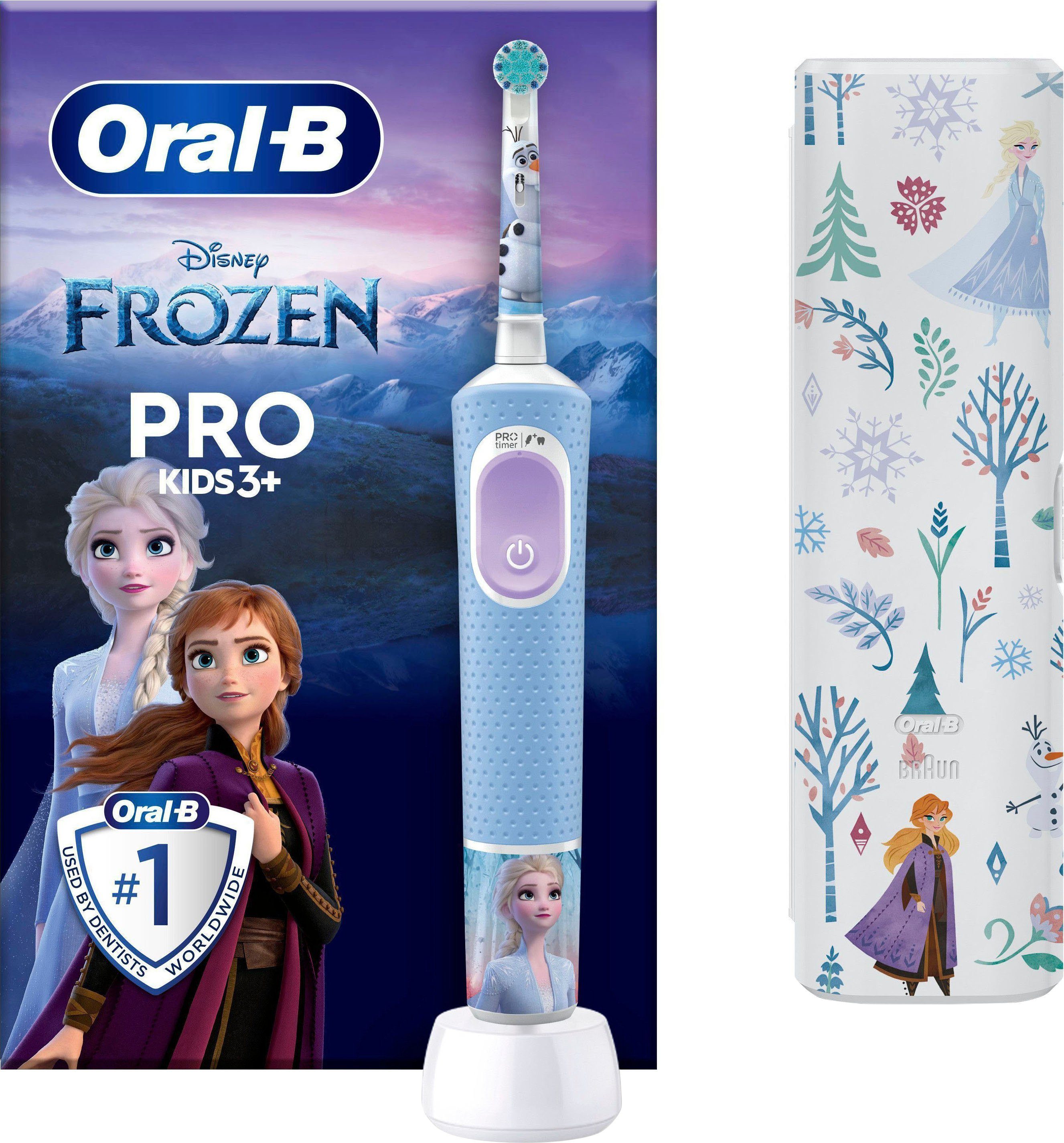 Oral B Elektrische tandenborstel Pro Kids Frozen voor kinderen vanaf 3 jaar