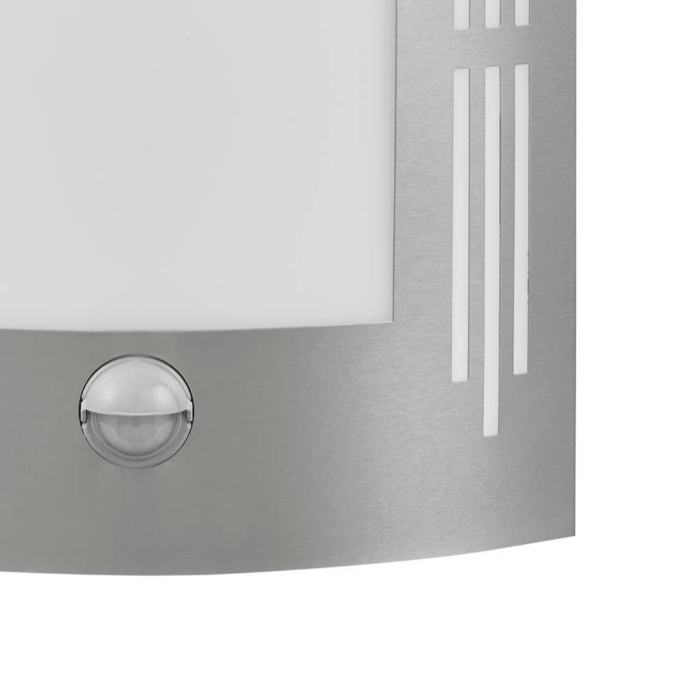 EGLO Wandlamp voor buiten CITY wandlamp, buitenverlichting, roestvrij staal, excl. lichtbron (1 stuk)