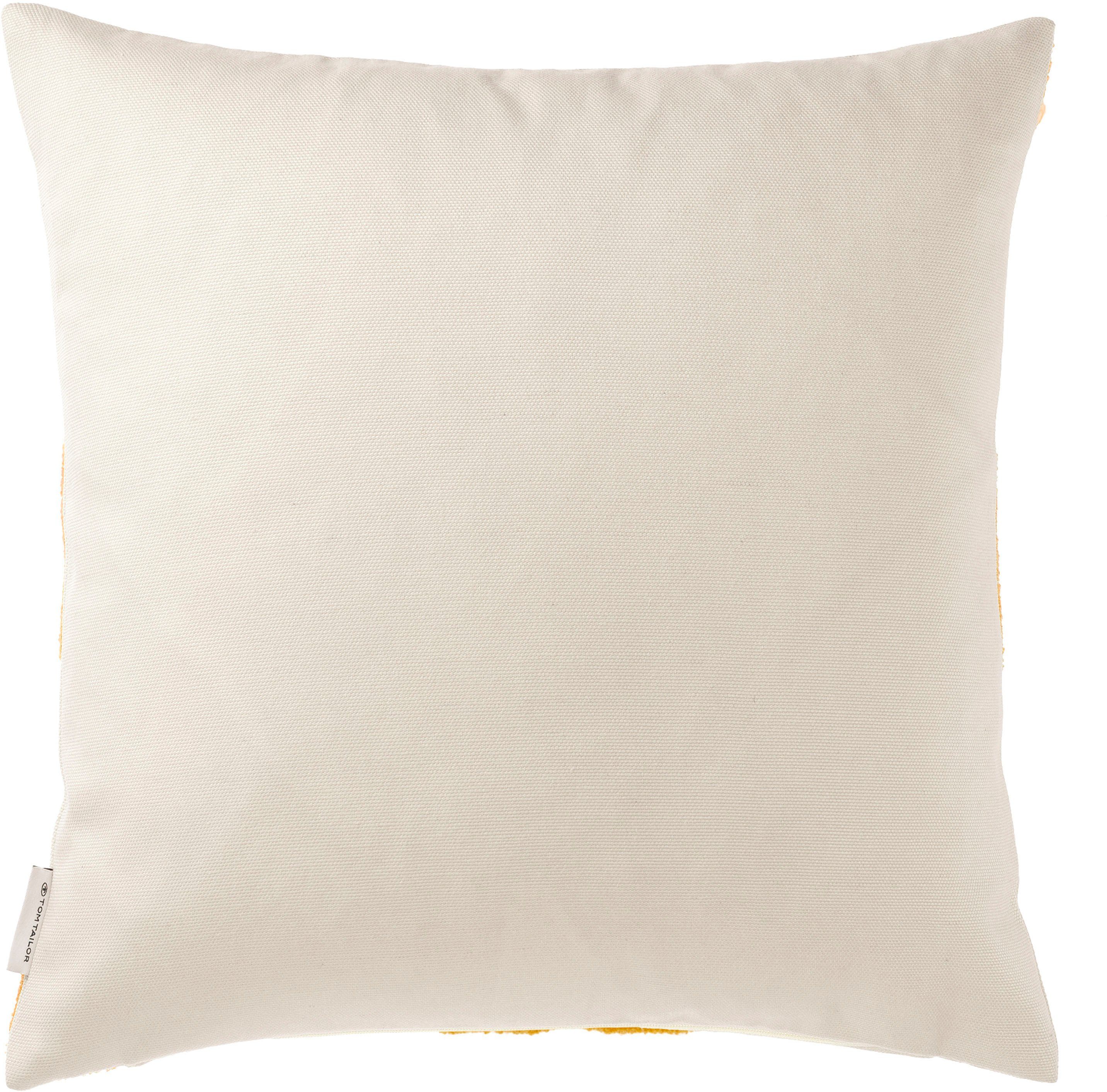 TOM TAILOR HOME Kussenhoezen Diagonal met geborduurde effectstrepen