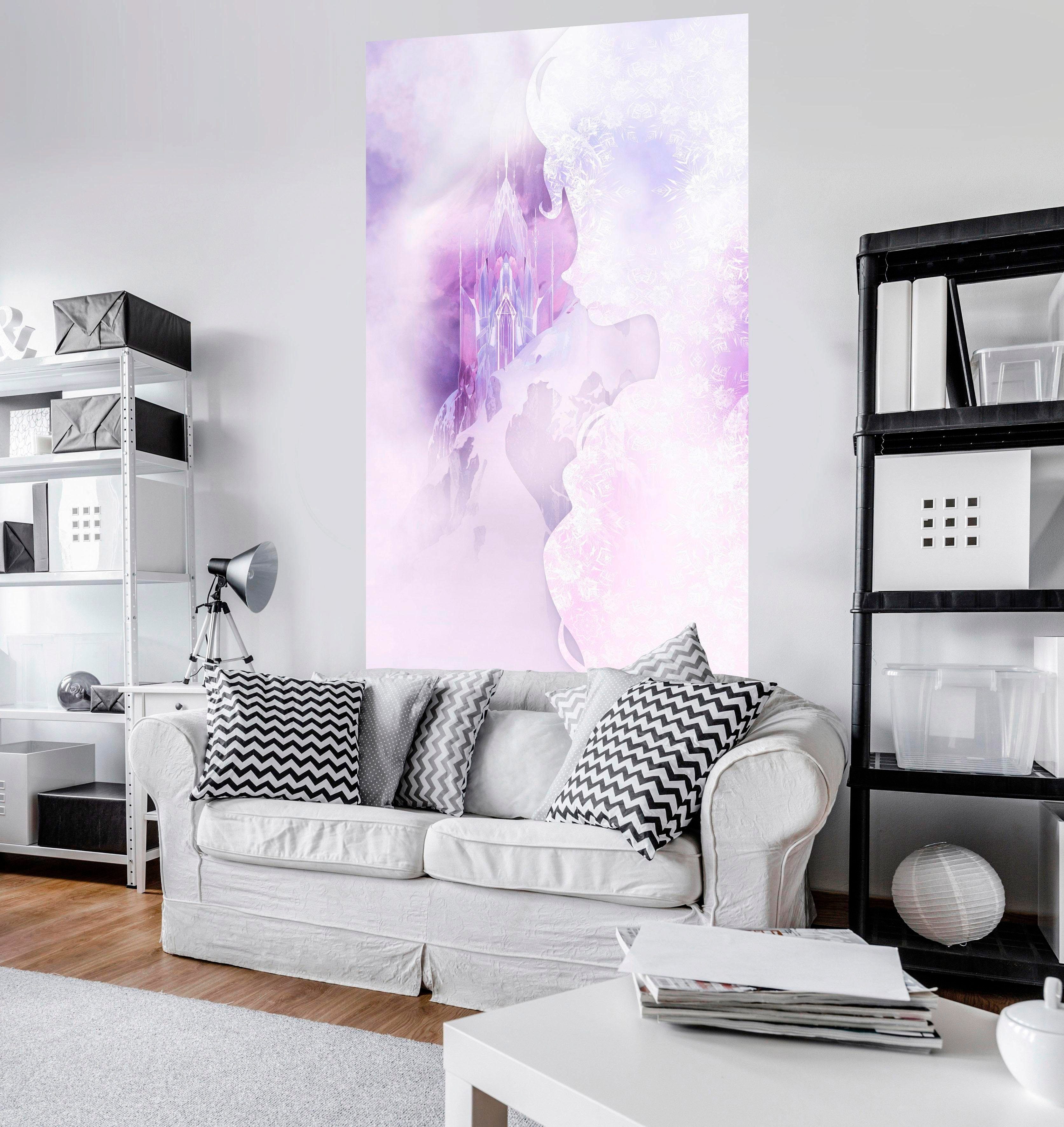 Komar Vliesbehang Digitale print vlies - Frozen Winter Mist - Afmeting 120 x 200 cm (1 stuk)