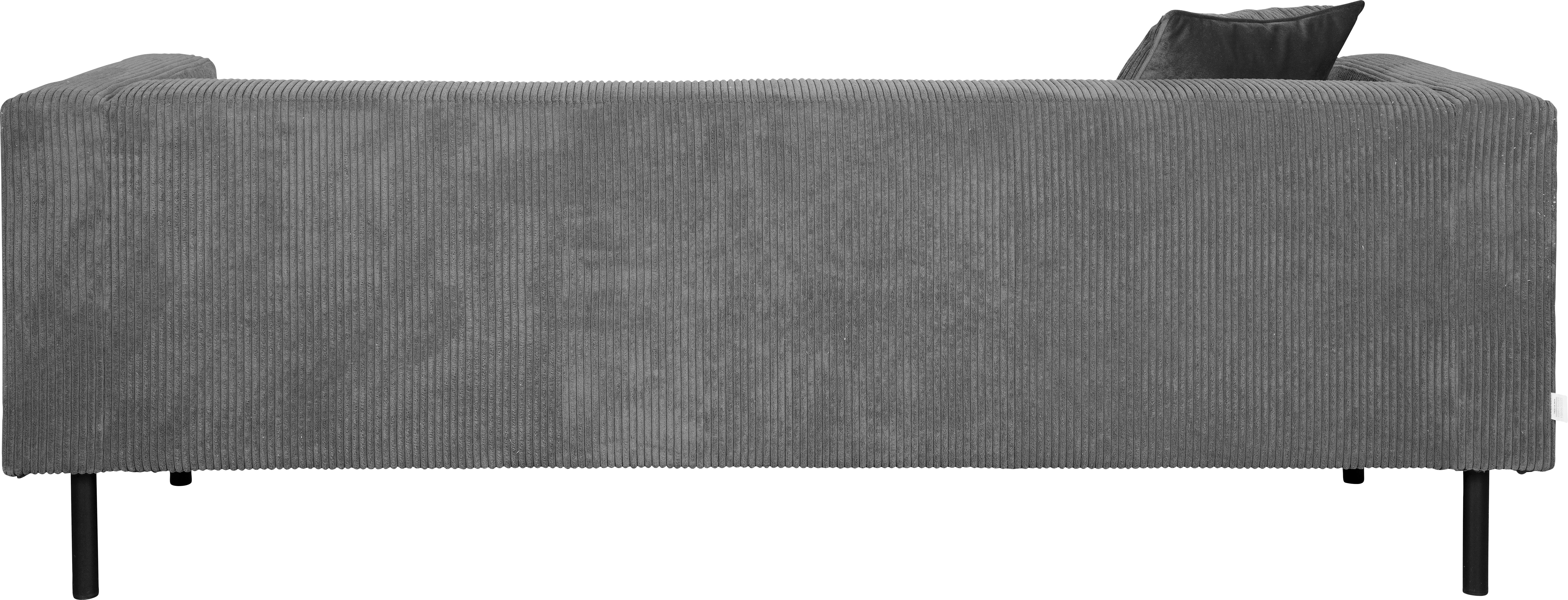 Guido Maria Kretschmer Home&Living 3-zitsbank Lillibeth designbank met golfondersteuning, afmetingen B/D/H: 218/74/83 cm Sierkussen als tweezijdig te gebruiken kussen, bekleding fluwelige look of cord