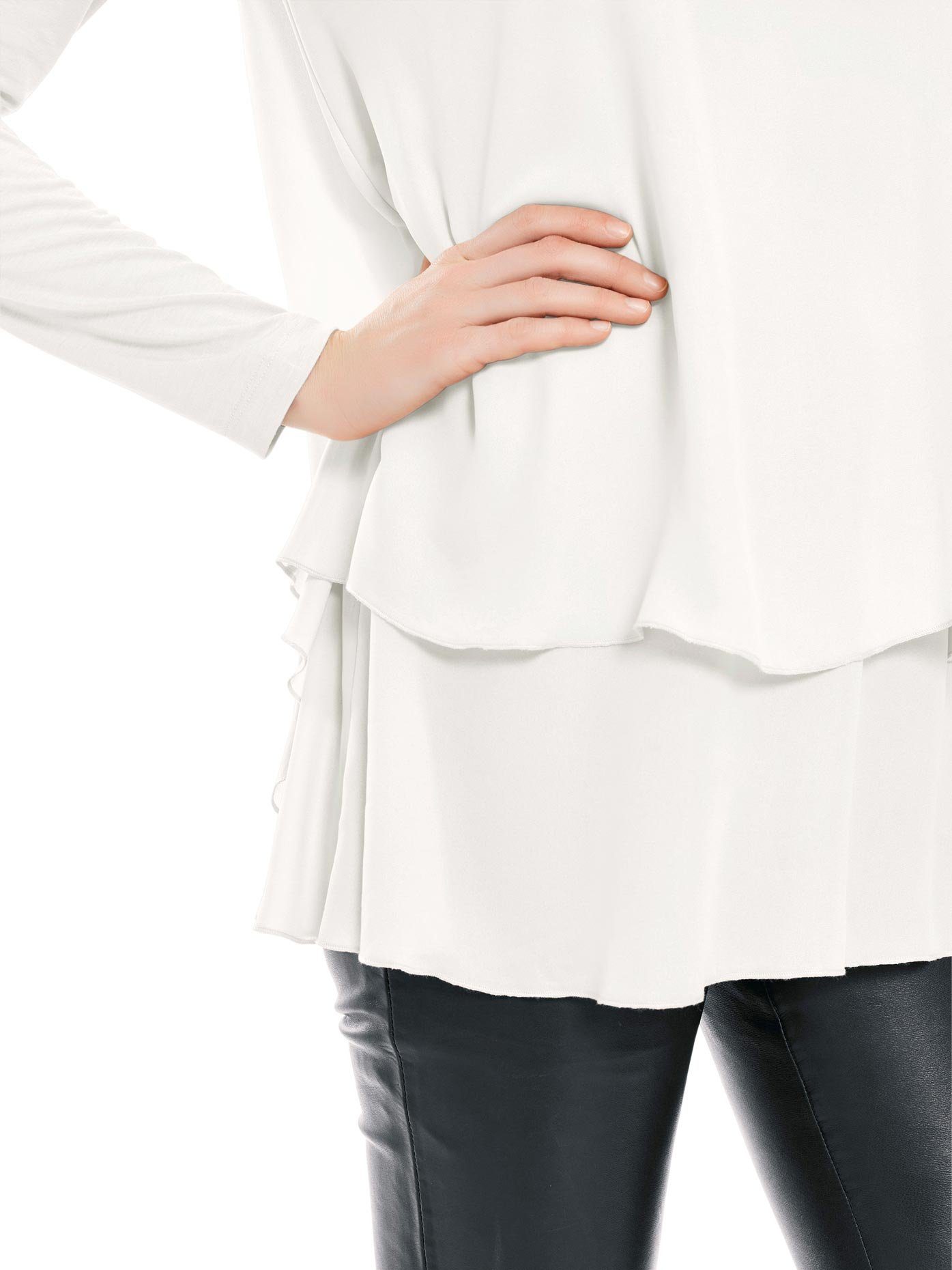 heine Shirt met ronde hals (1-delig)