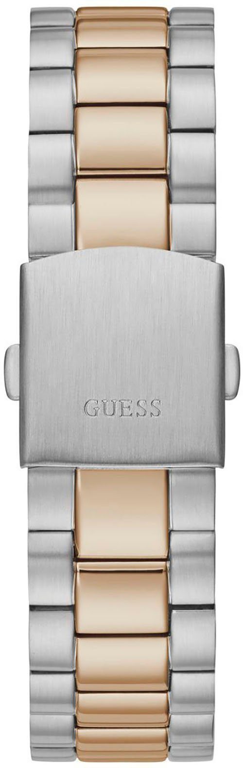 Guess Kwartshorloge CONNOISSEUR Armbandhorloge, herenhorloge, datum, weekdag, roestvrijstalen band