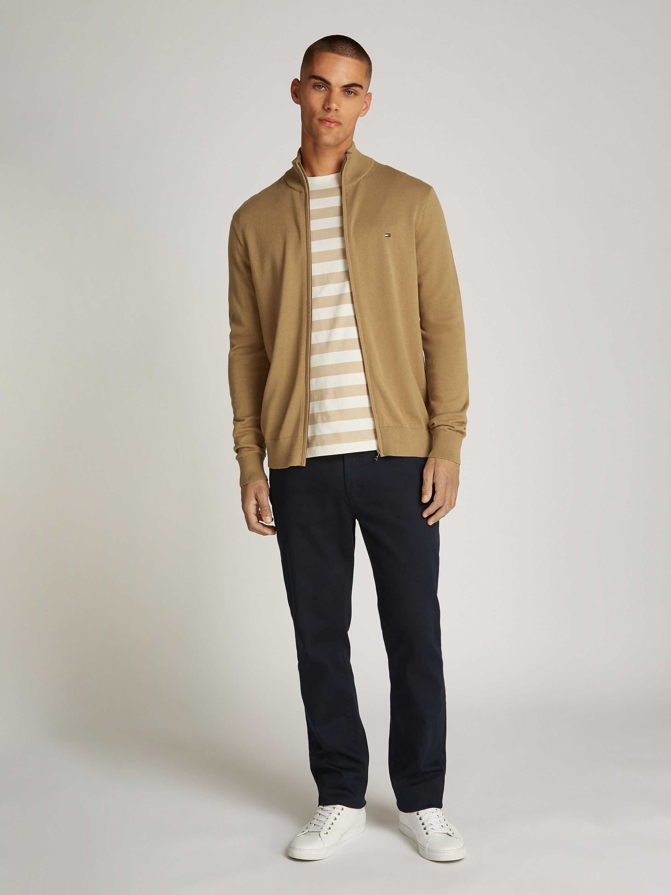 Tommy Hilfiger Vest ESSENTIAL COTTON ZIP THRU