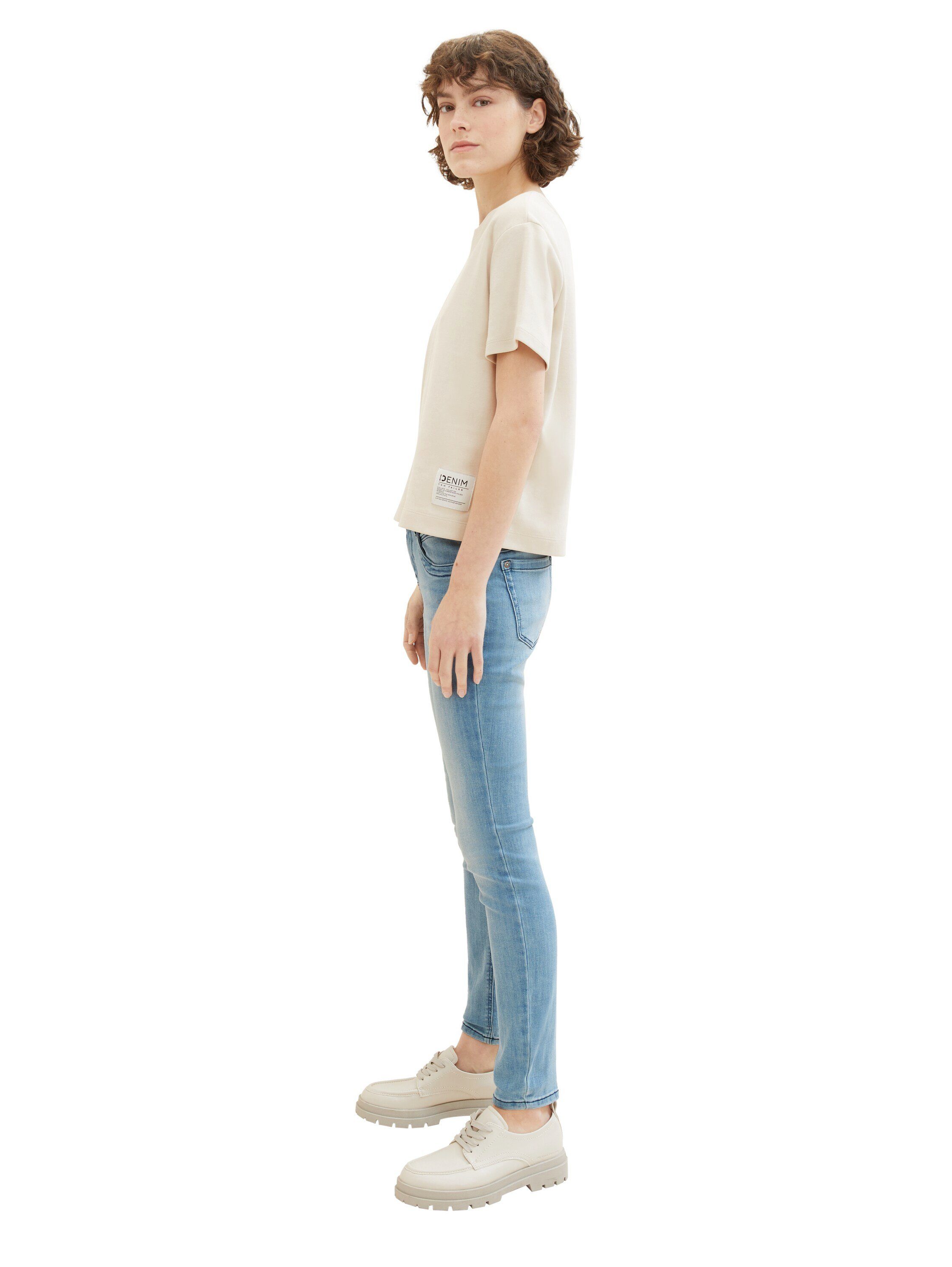 Tom Tailor 5-pocket jeans Tapered Relaxed met trekkoord in de tailleband