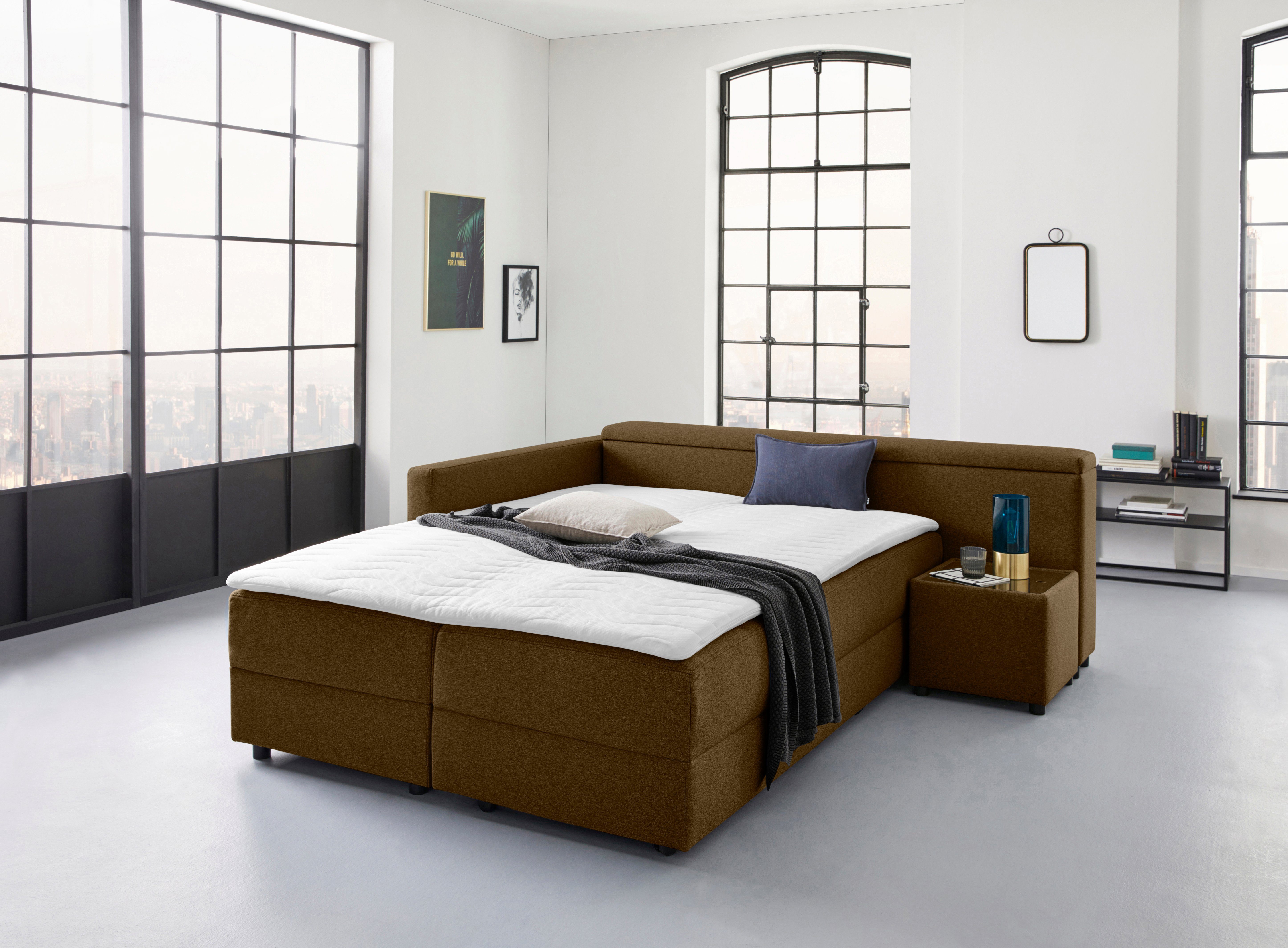 LOOKS BY WOLFGANG JOOP Hoekbank LooksIII L-vorm door draaifunctie tot bed verwisselbaar, inclusief opbergvak