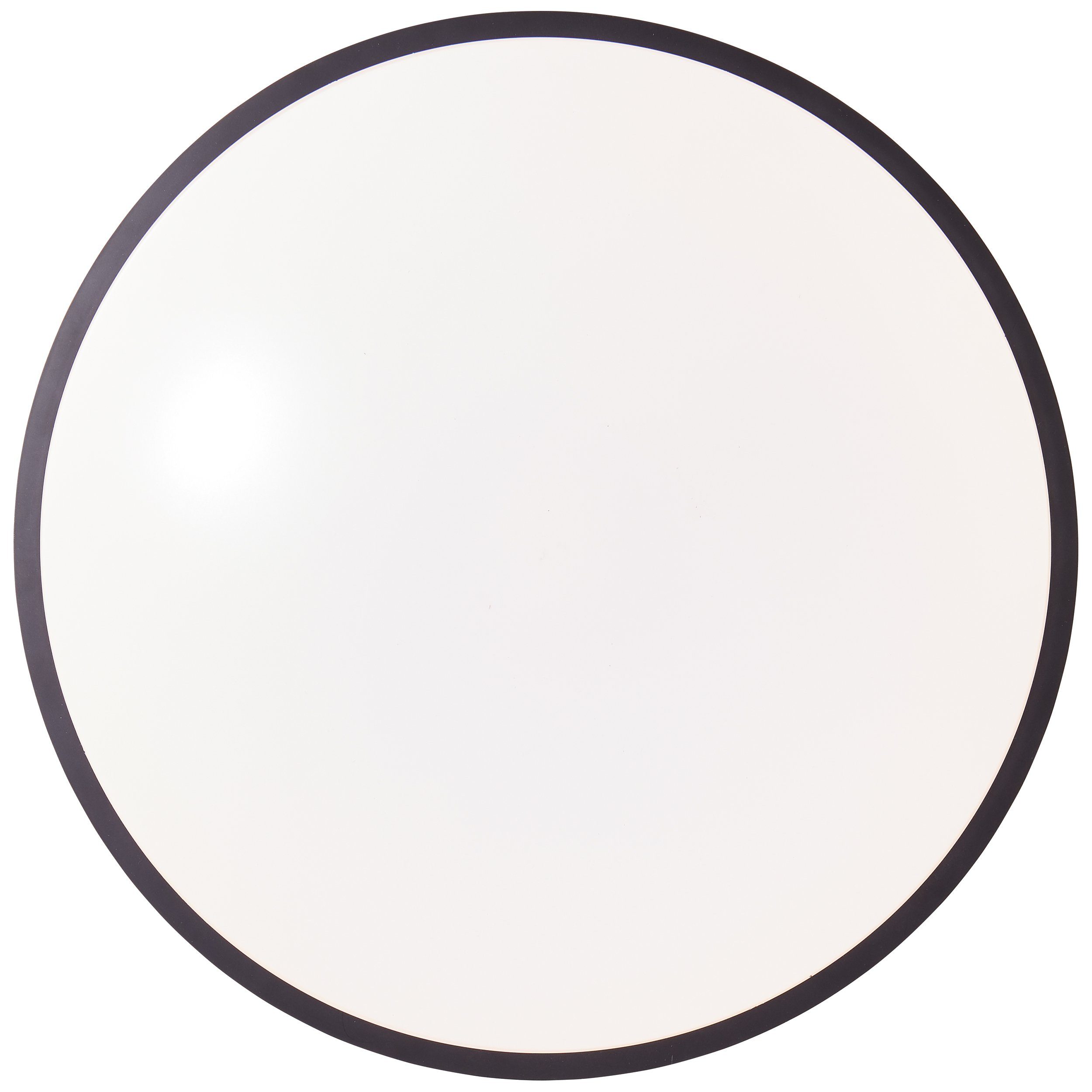 Brilliant Leuchten Led-plafondlamp Heida 3000 lm, ø 49 cm, metaal/kunststof, zwart