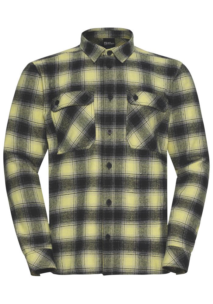 Jack Wolfskin Flanellen overhemd BAJA FLANNEL SHIRT M