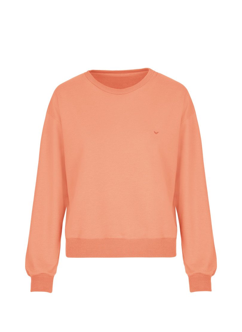 Trigema Sweatshirt TRIGEMA dun sweatshirt