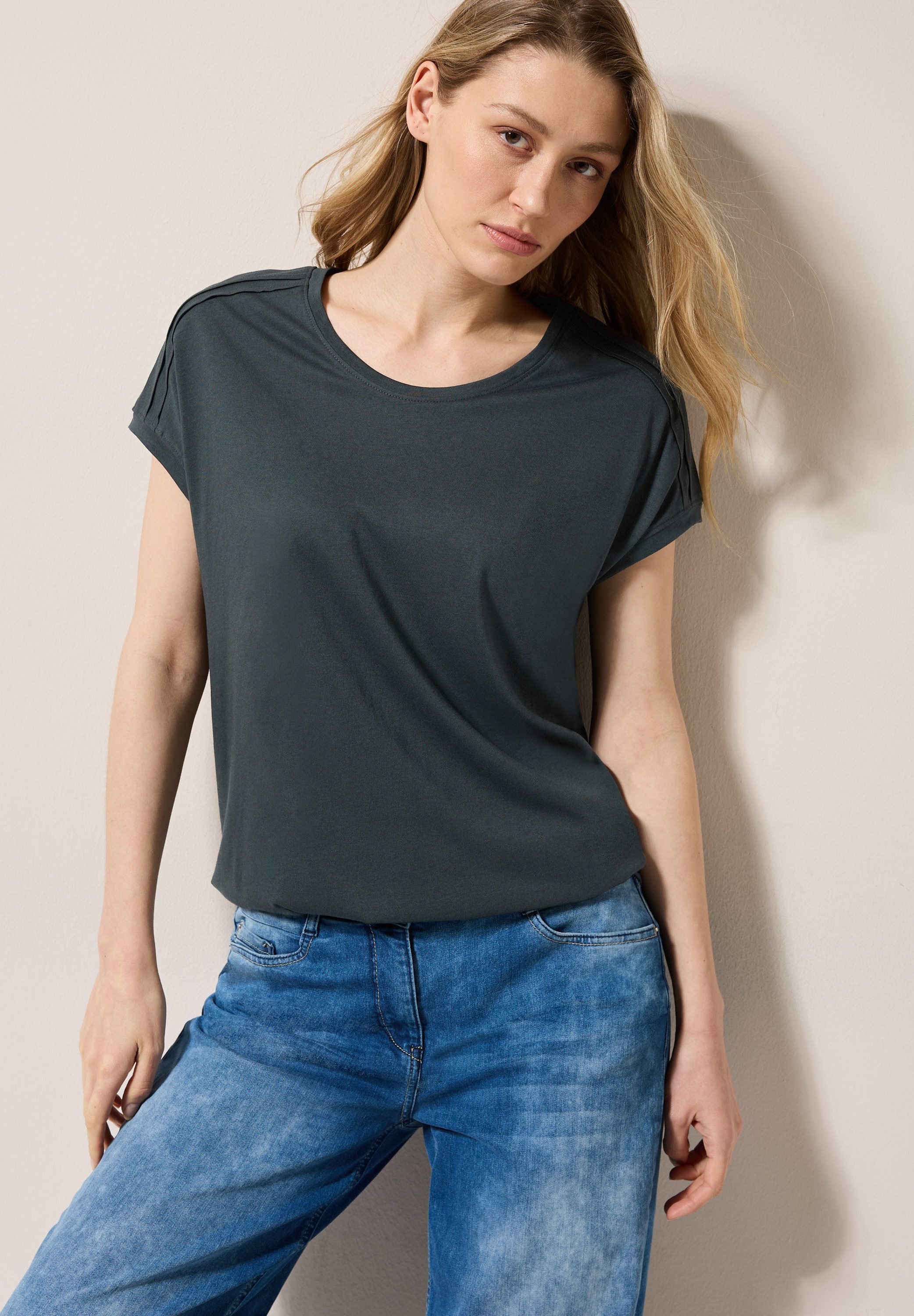 Cecil T-shirt met elastische taille