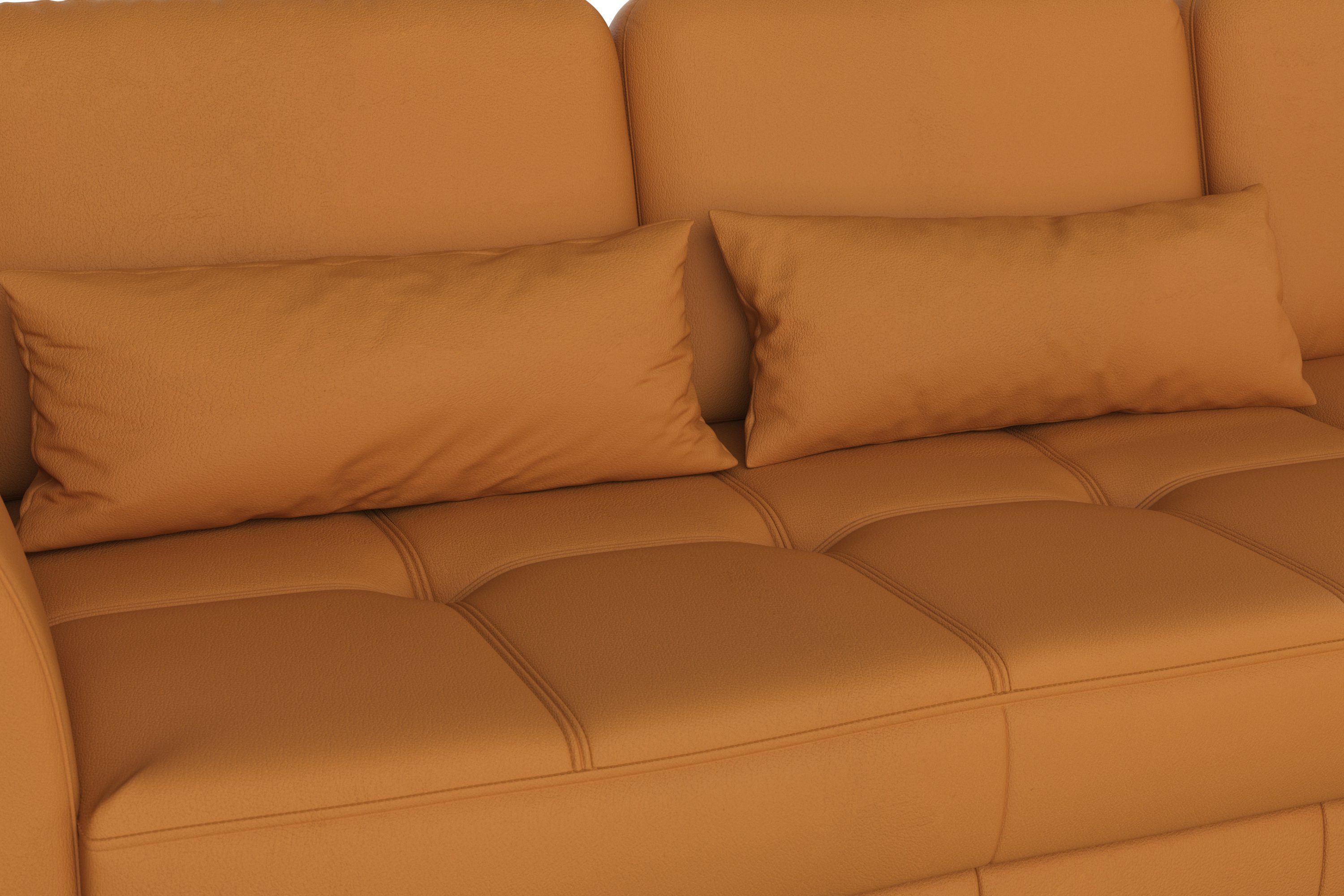 sit&more Hoekbank Bendigo L-vorm inclusief zitdiepteverstelling, bodemvrijheid 15 cm, 2 pootkleuren