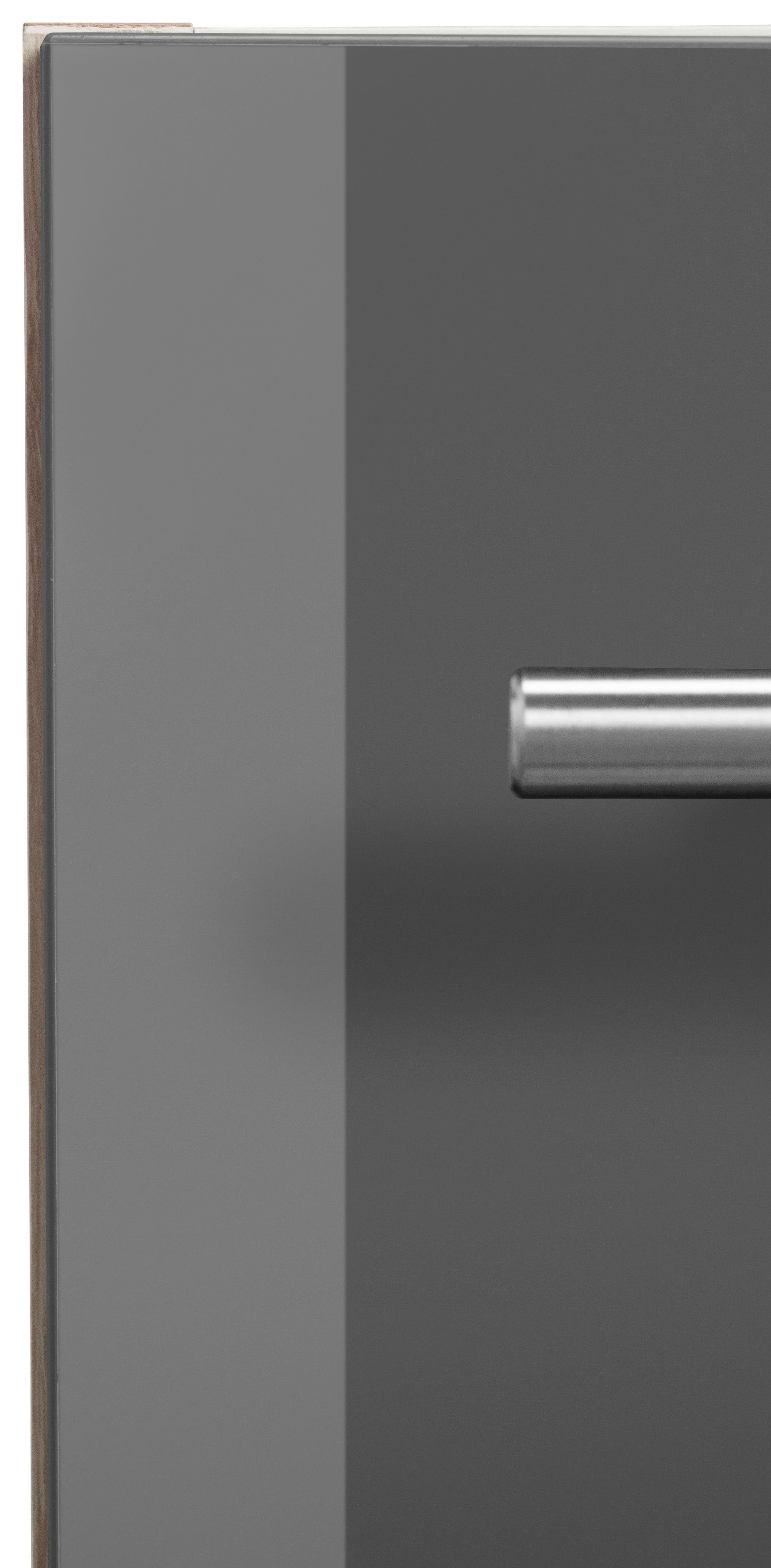 OPTIFIT Gootsteenkast Bern 60 cm breed, met 1 deur, met in hoogte verstelbare poten, met metalen greep