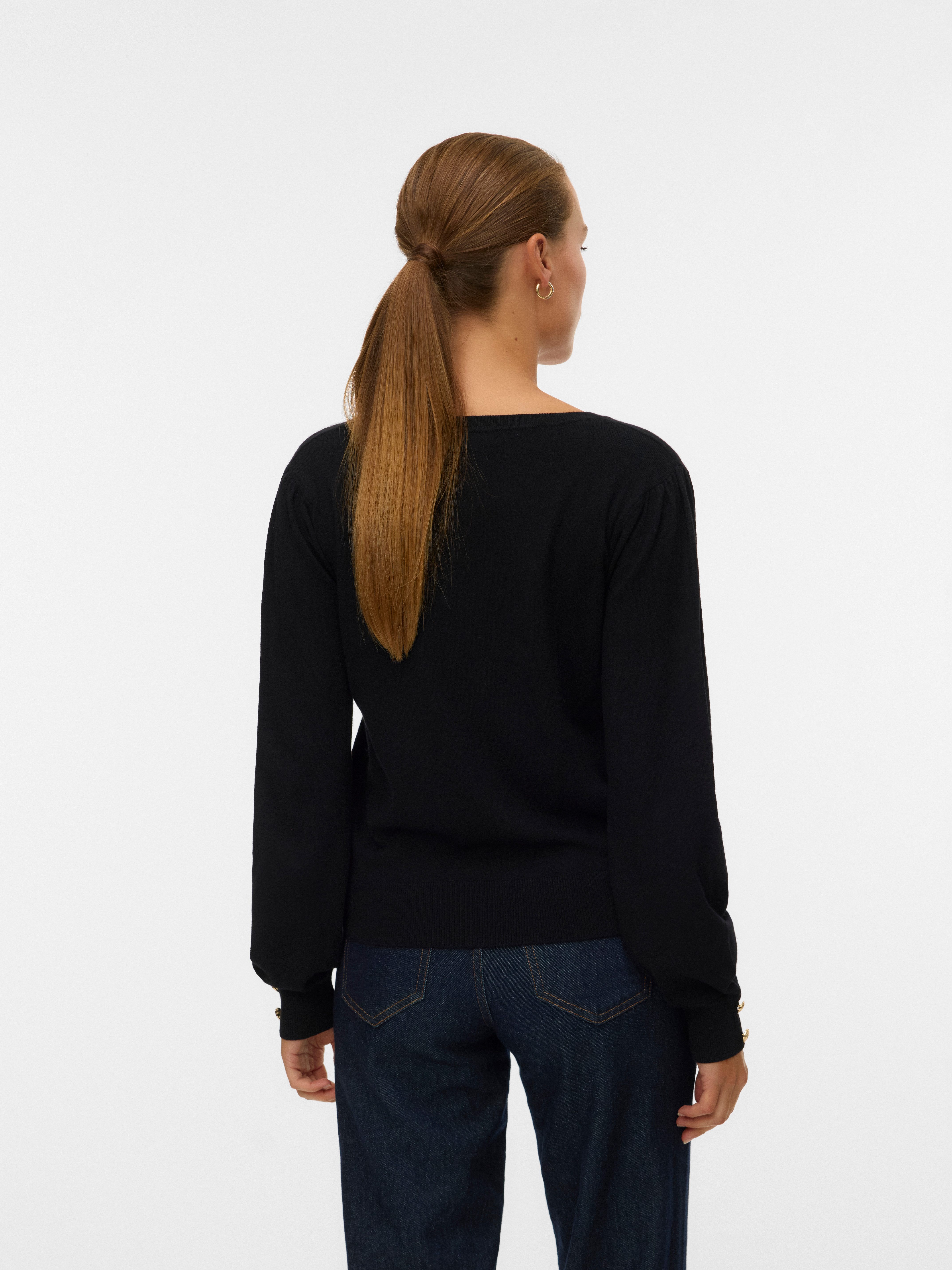 Vero Moda Trui met V-hals VMHOLLYKARIS LS V-NECK PULLOVER GA BOO