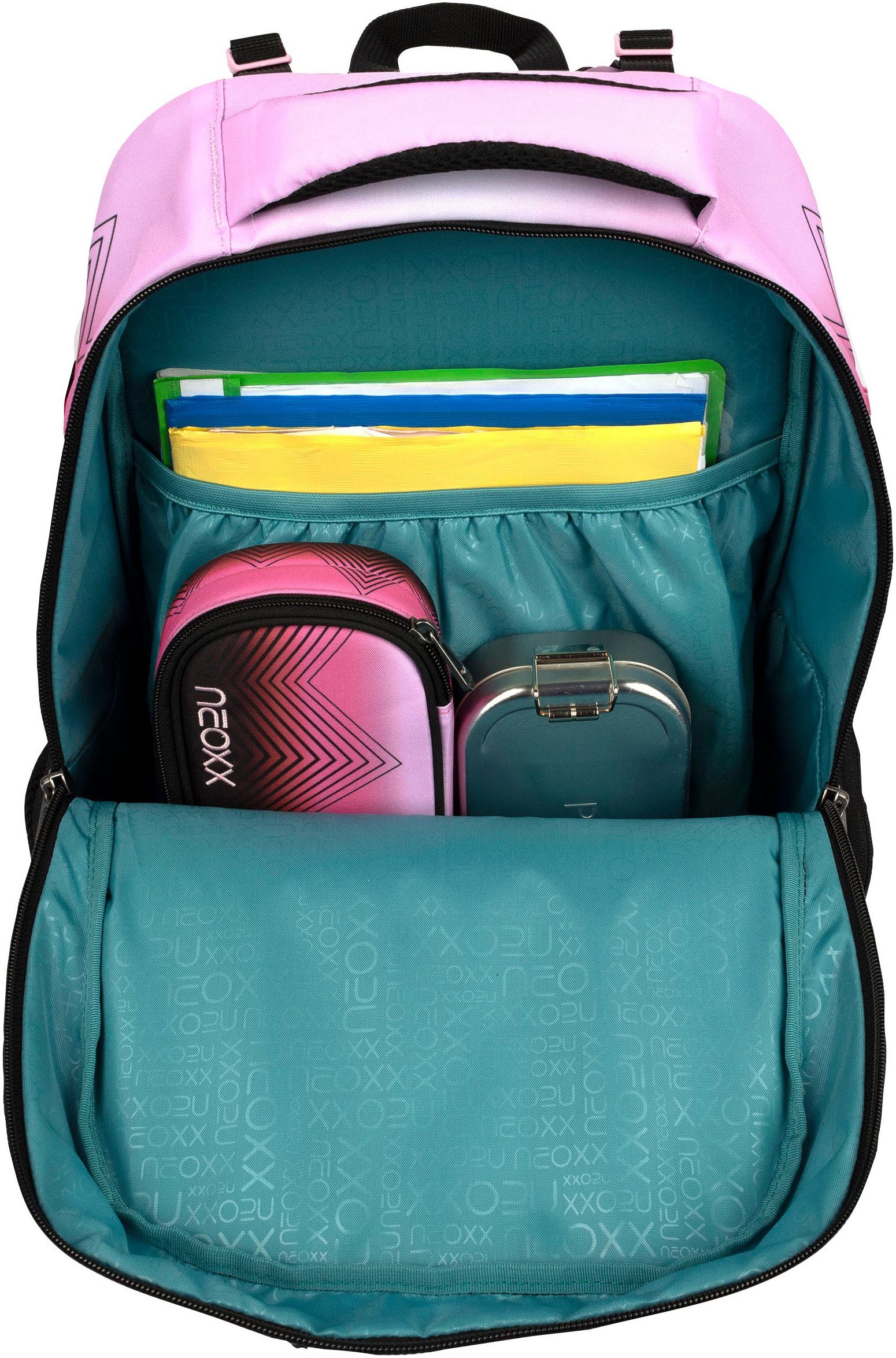 neoxx Schoolrugzak Active Pro, Sweet like Sunset