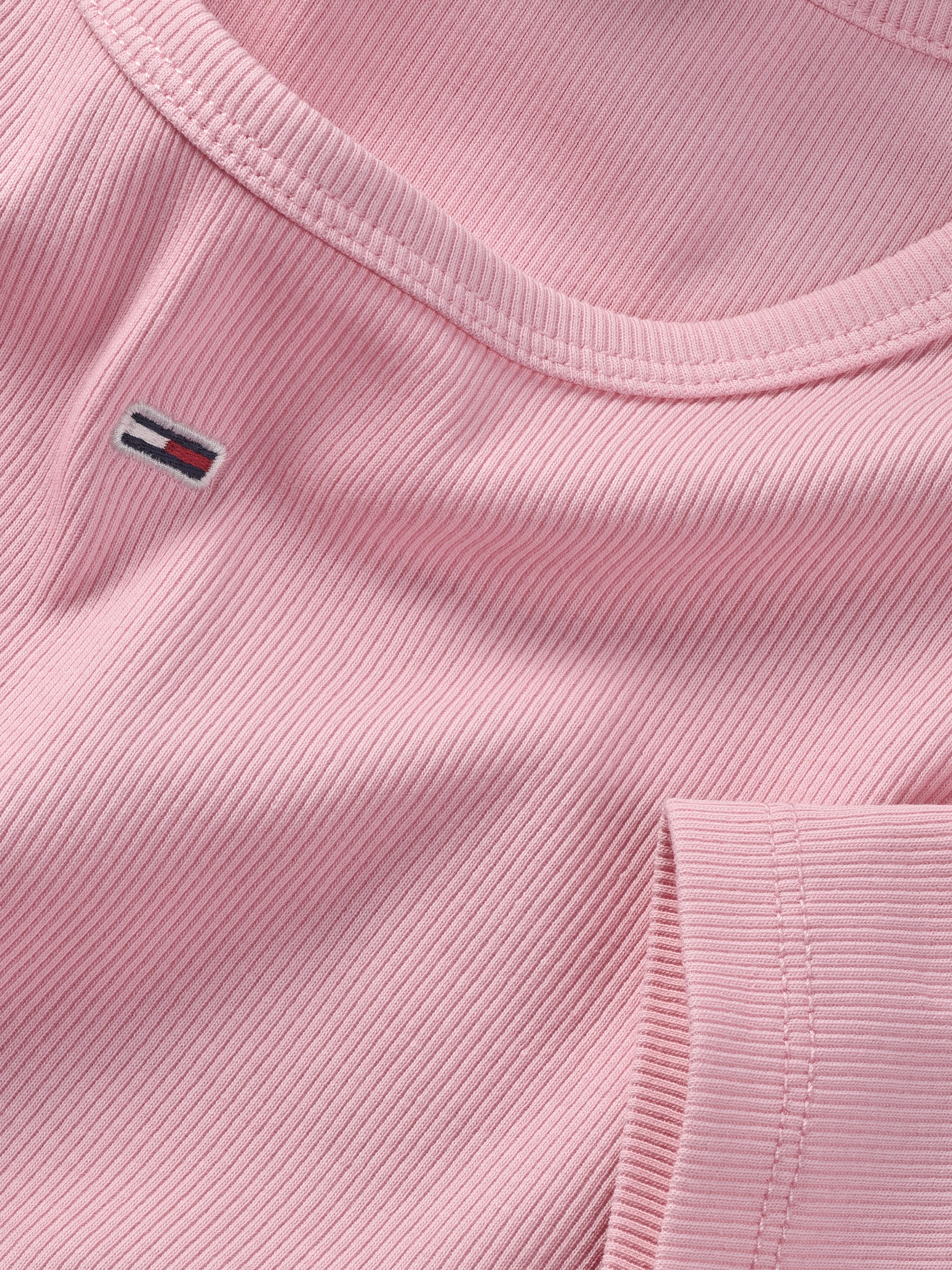 TOMMY JEANS T-shirt TJW SLIM ESSENTIAL RIB SS