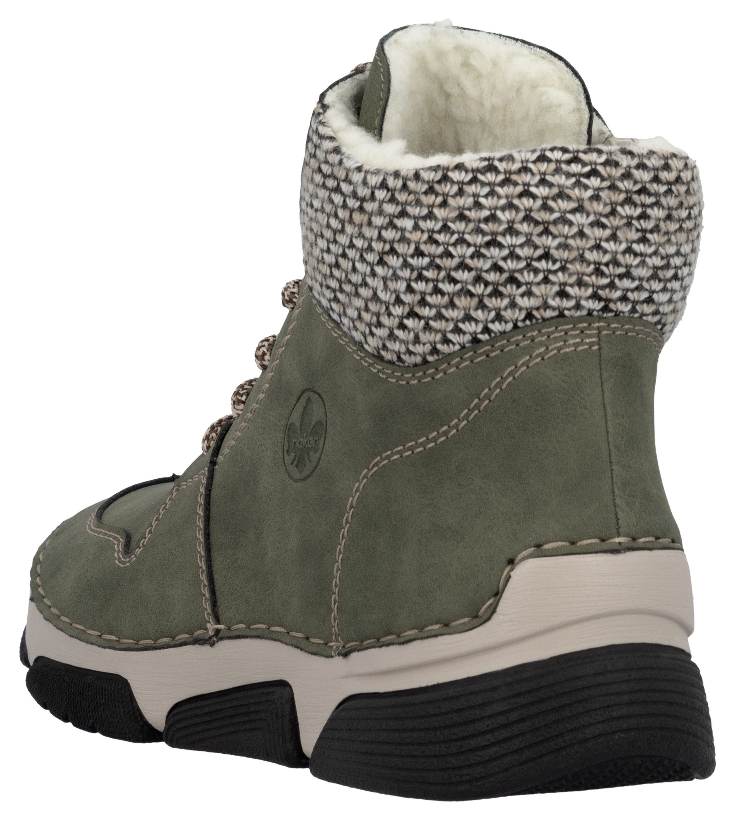 Rieker Winterlaarzen , veterschoenen, enkellaars met praktische binnenrits