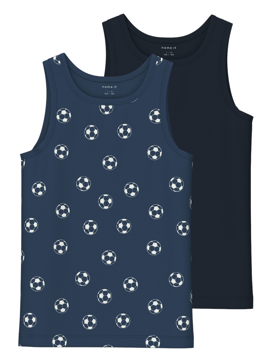 Name It Hemd NKMTANK TOP 2P DARK DENIM FOOTBALL NOOS