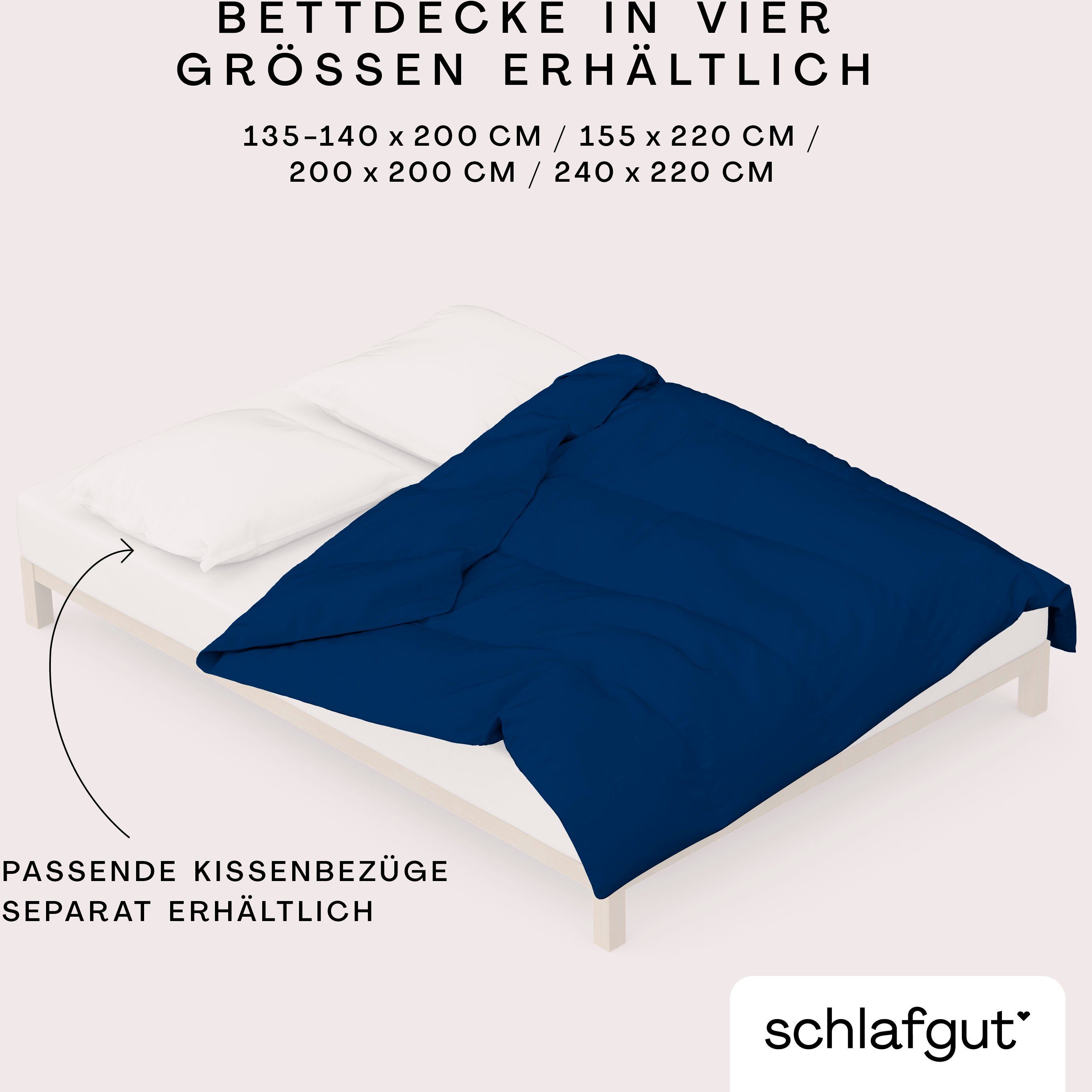 Schlafgut Dekbedovertrek Woven Satin bijzonder dicht geweven, mix & match: bijpassende kussenhoes verkrijgbaar (1 stuk)