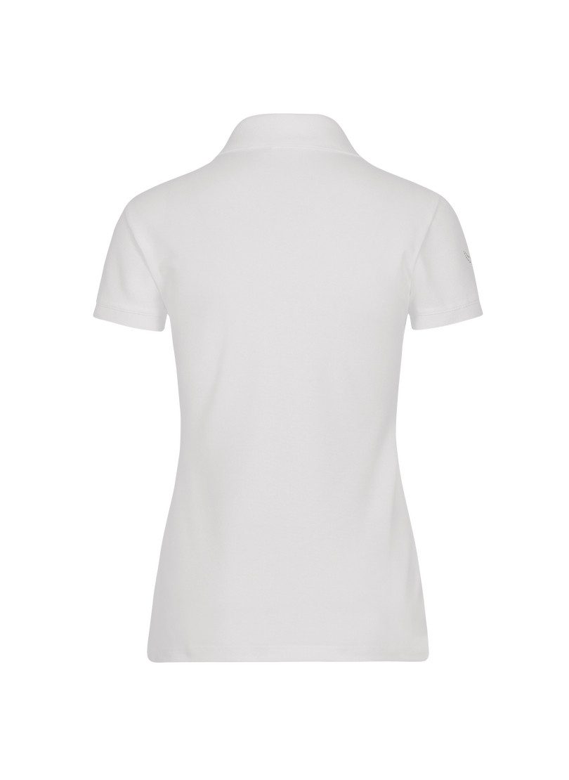 Trigema Poloshirt TRIGEMA poloshirt met kristallen (1-delig)