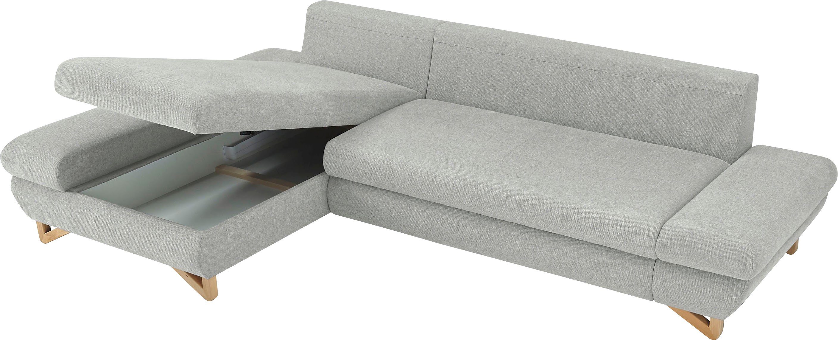 INOSIGN Slaapbank City/Giron comfortabele slaapbank (ligoppervlak 245 x 138 cm) en bedlade