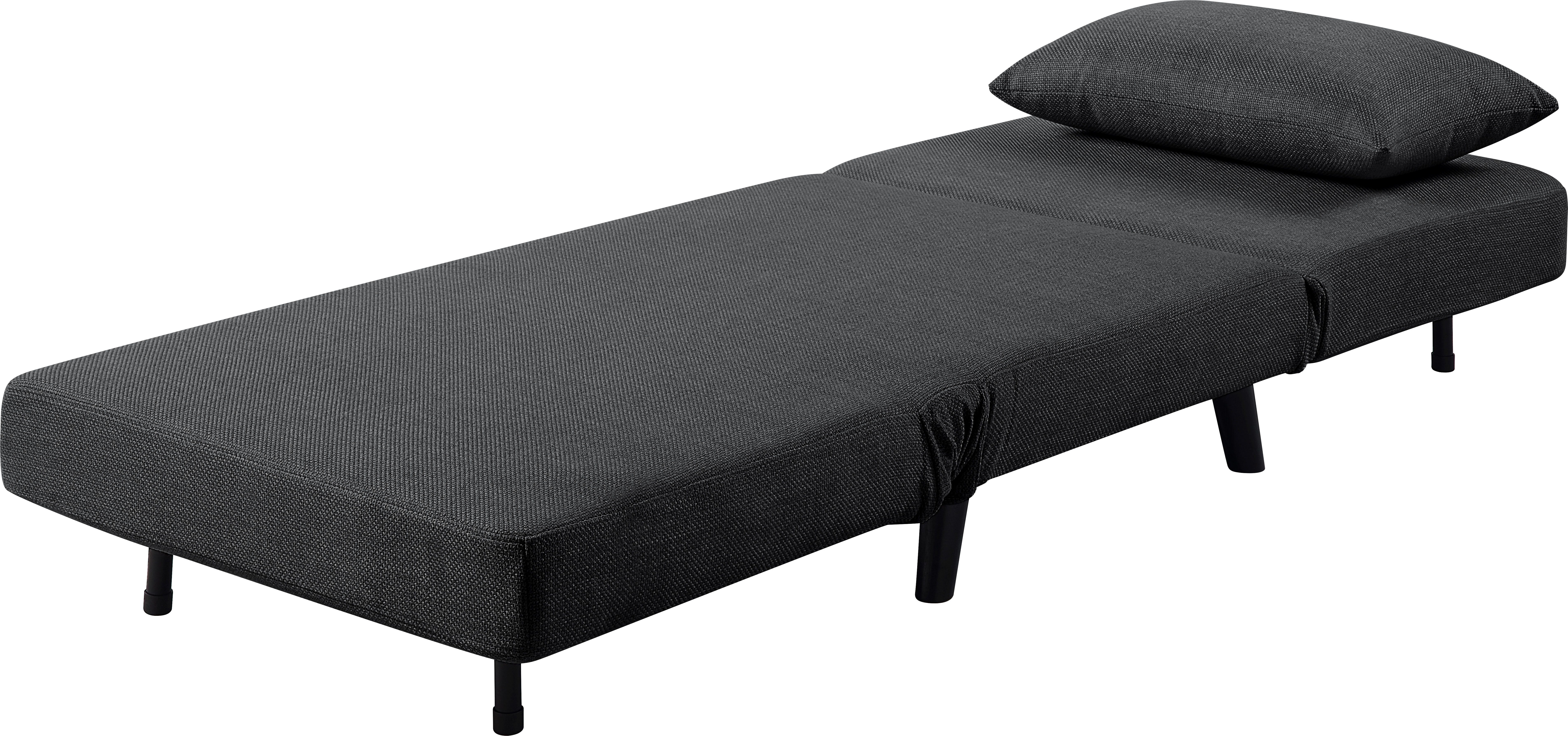 ATLANTIC home collection Fauteuil Robby incl. bedfunctie, meerdere verstelbaar, structuurstof