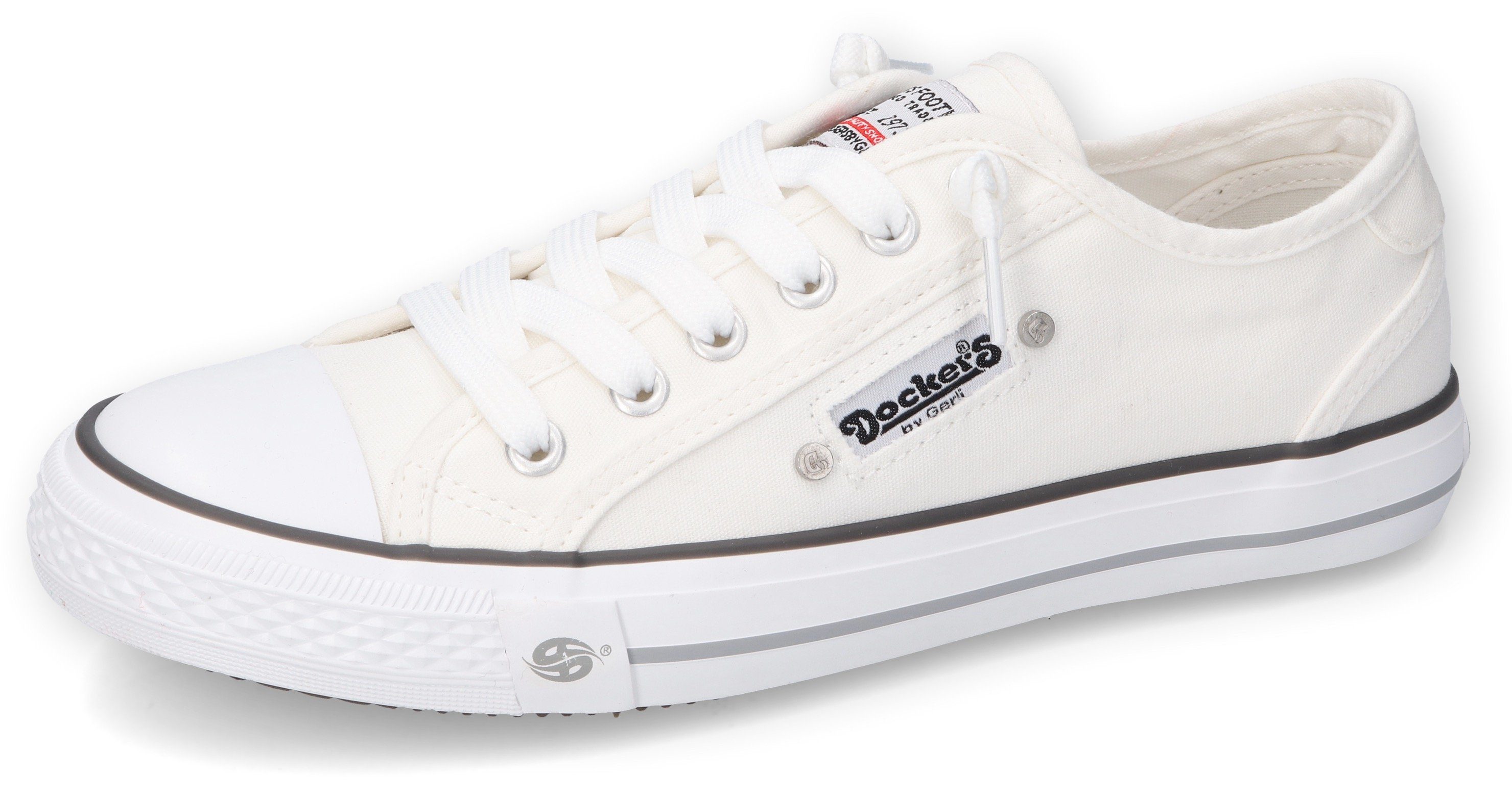 Dockers by Gerli Slip-on sneakers , sneakers, instapschoen, vrijetijdsschoen met elastische sierstrik